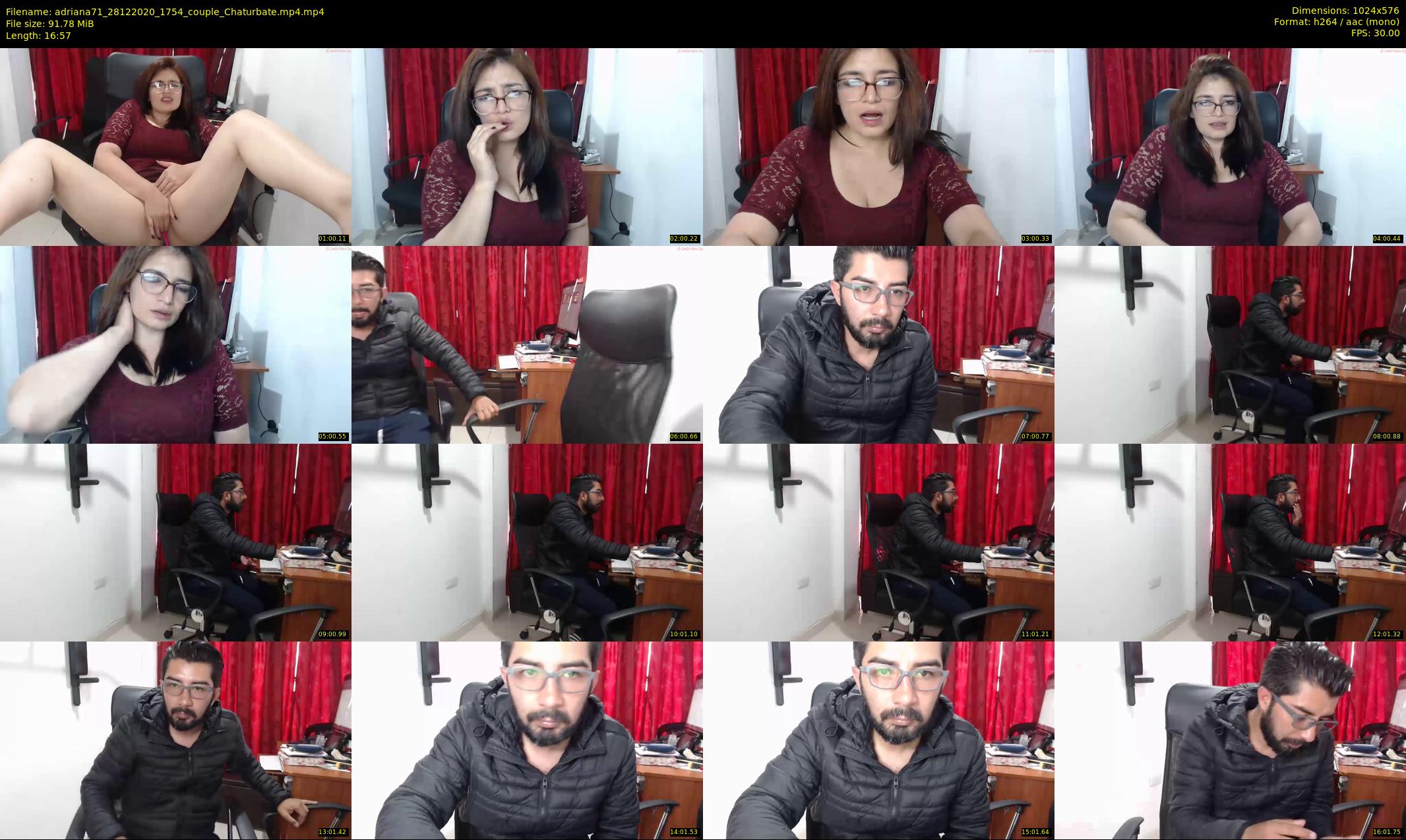 adriana71 — 17 minute Chaturbate couple cam show recording, 480p, Dec 28, 2020