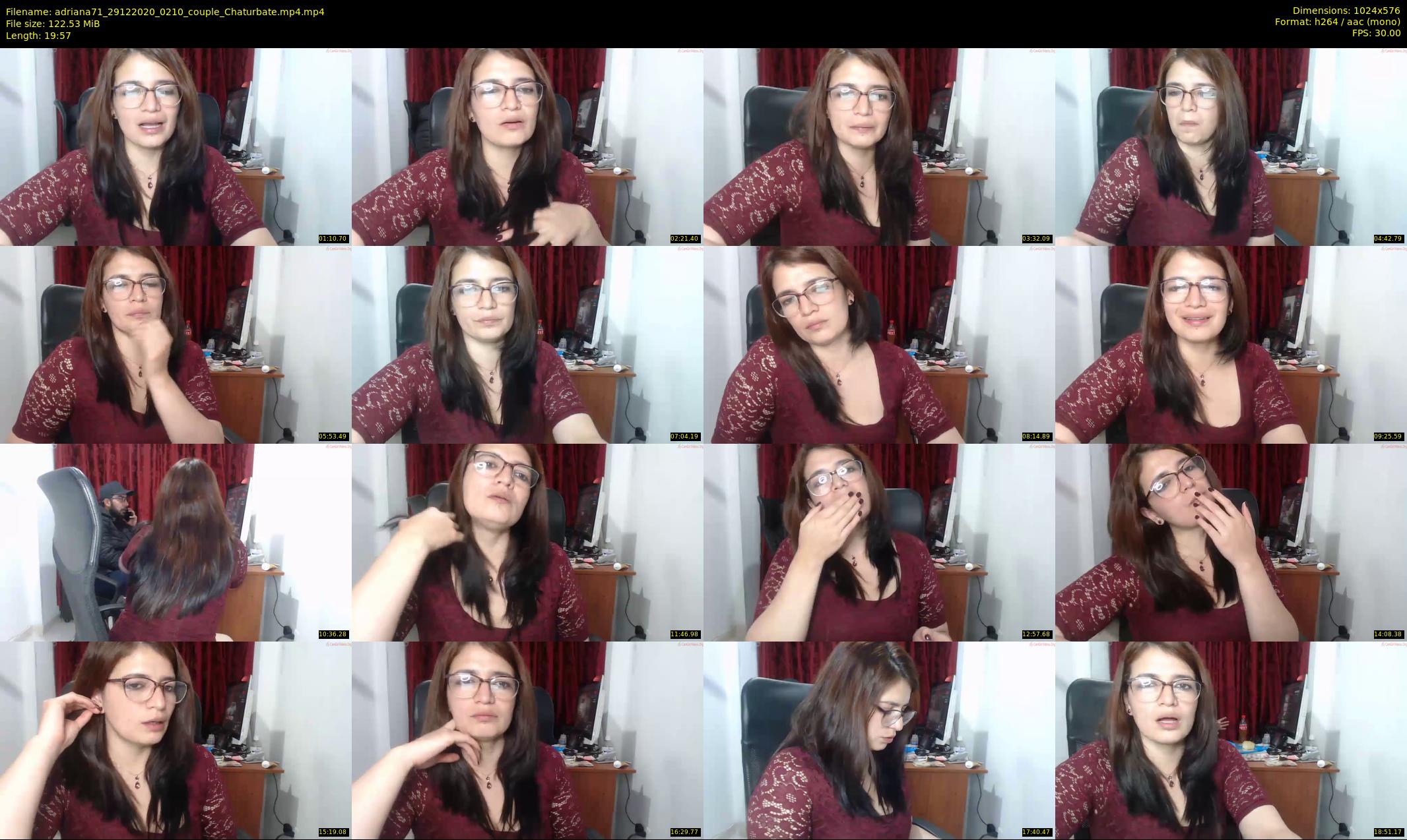 adriana71 — 20 minute Chaturbate couple cam show recording, 480p, Dec 29, 2020