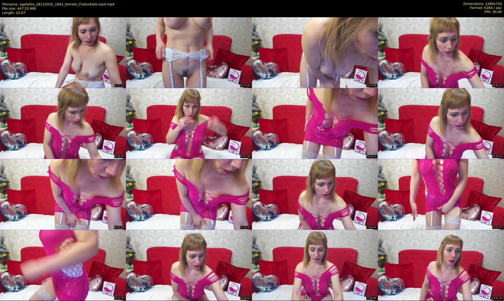 agatafox — 21 minute Chaturbate female cam show recording, 720p, Dec 28, 2020