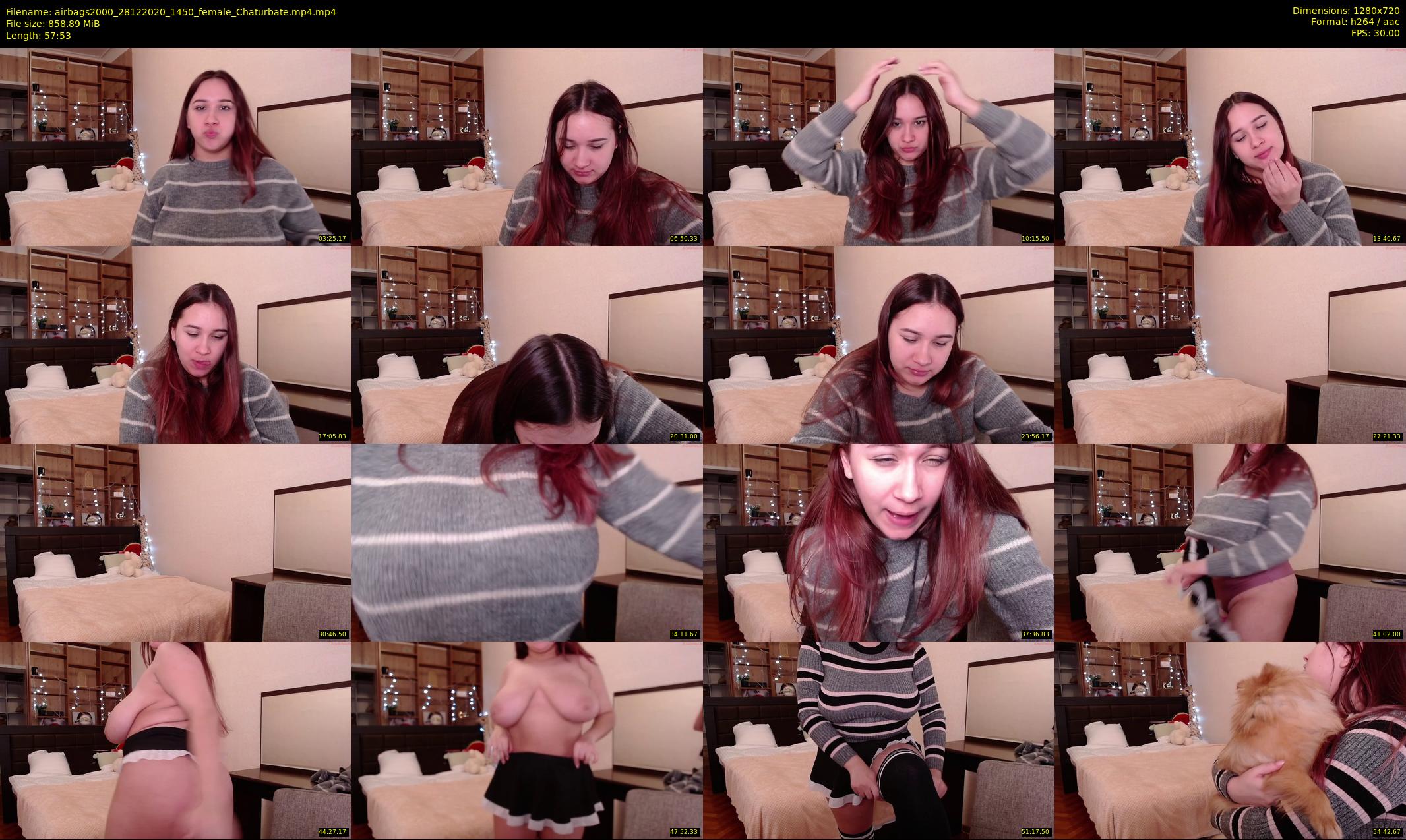airbags2000 — 58 minute Chaturbate female cam show recording, 720p, Dec 28, 2020