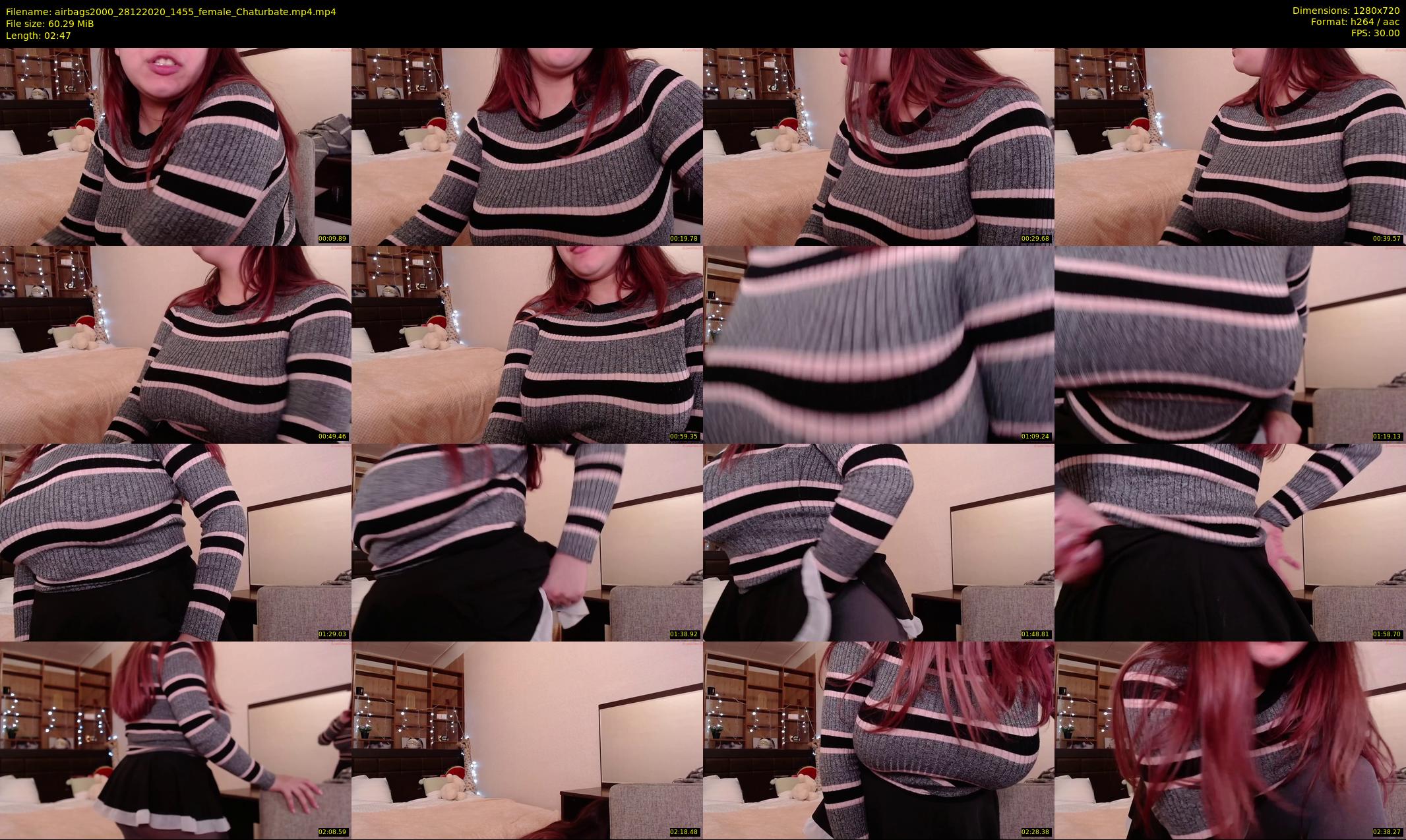 airbags2000 — 3 minute Chaturbate female cam show recording, 720p, Dec 28, 2020