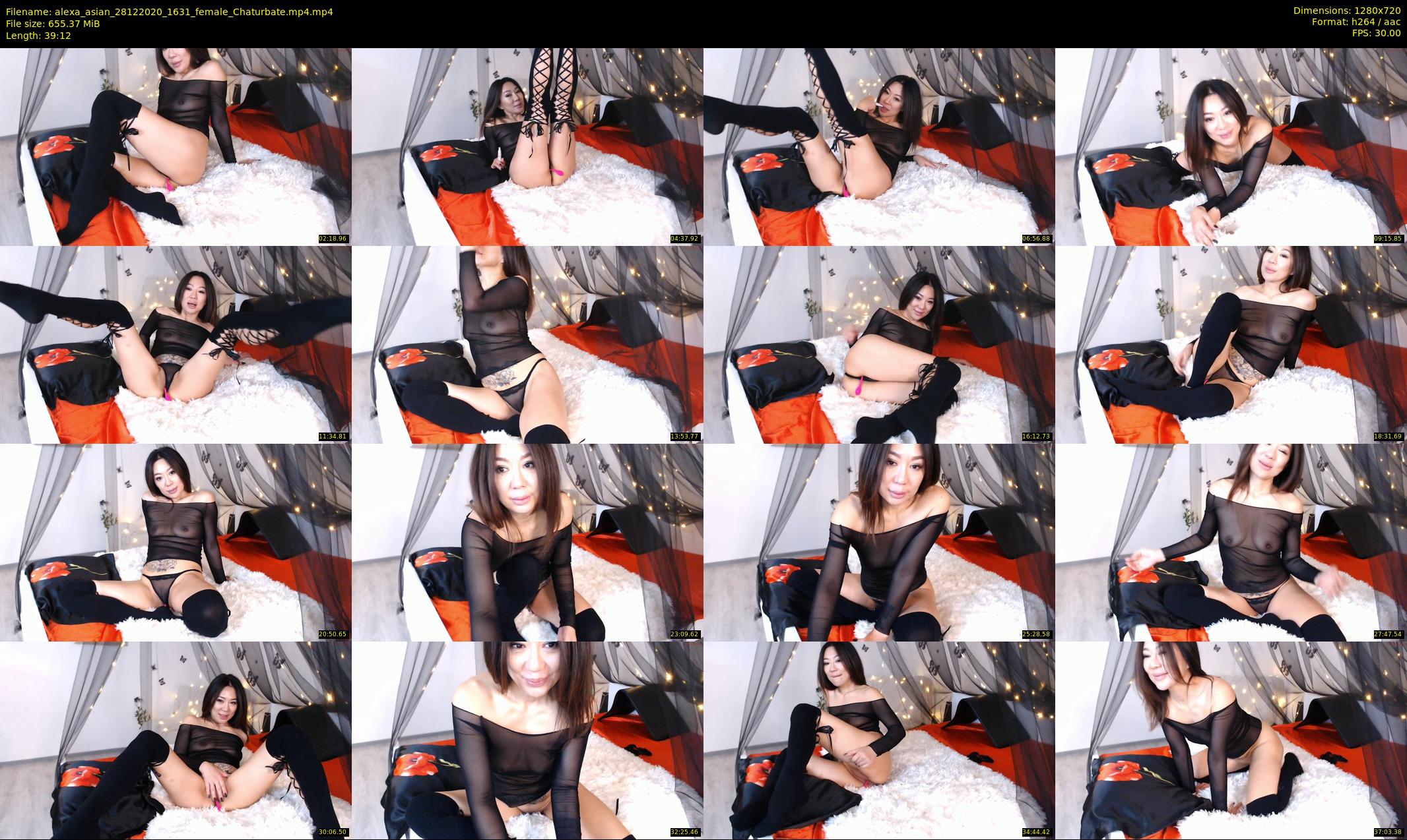 alexa_asian — 40 minute Chaturbate female cam show recording, 720p, Dec 28, 2020