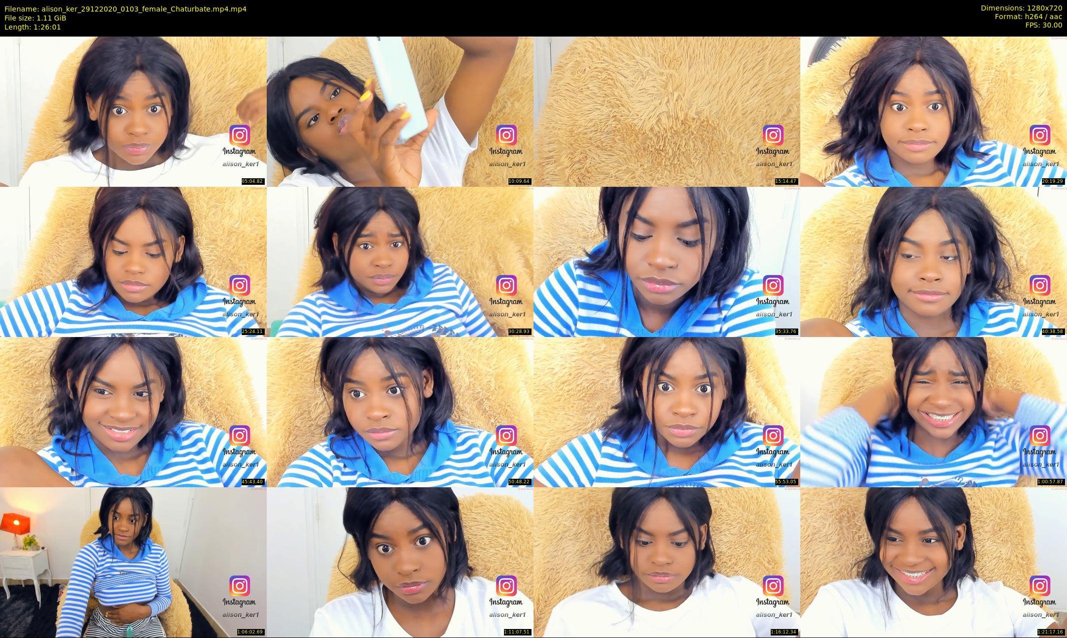 alison_ker — 87 minute Chaturbate female cam show recording, 720p, Dec 29, 2020