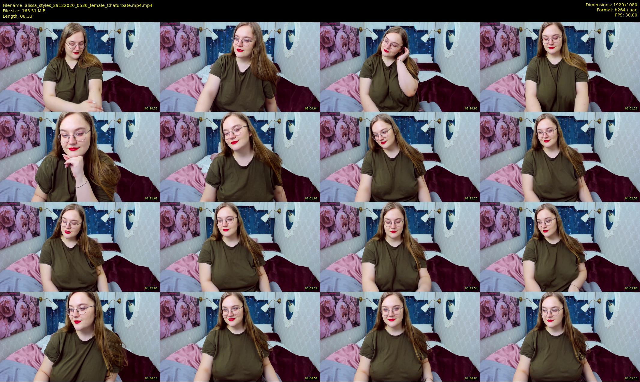 alissa_styles — 9 minute Chaturbate female cam show recording, 1080p, Dec 29, 2020
