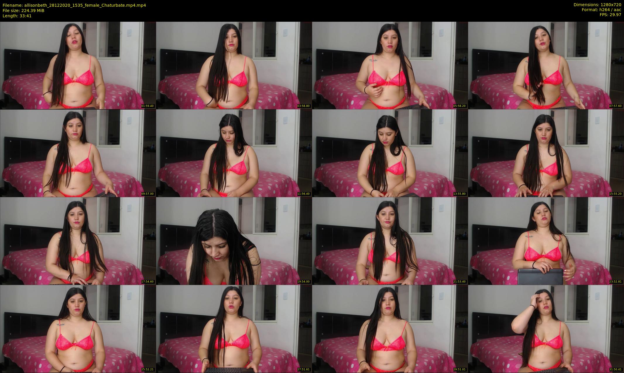 allisonbeth — 34 minute Chaturbate female cam show recording, 720p, Dec 28, 2020