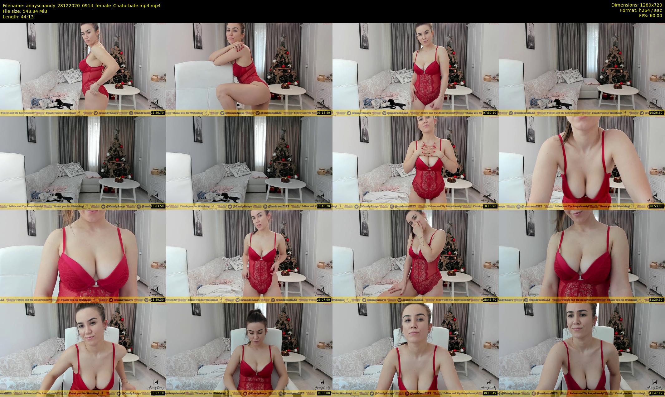 anayscaandy — 45 minute Chaturbate female cam show recording, 720p, Dec 28, 2020