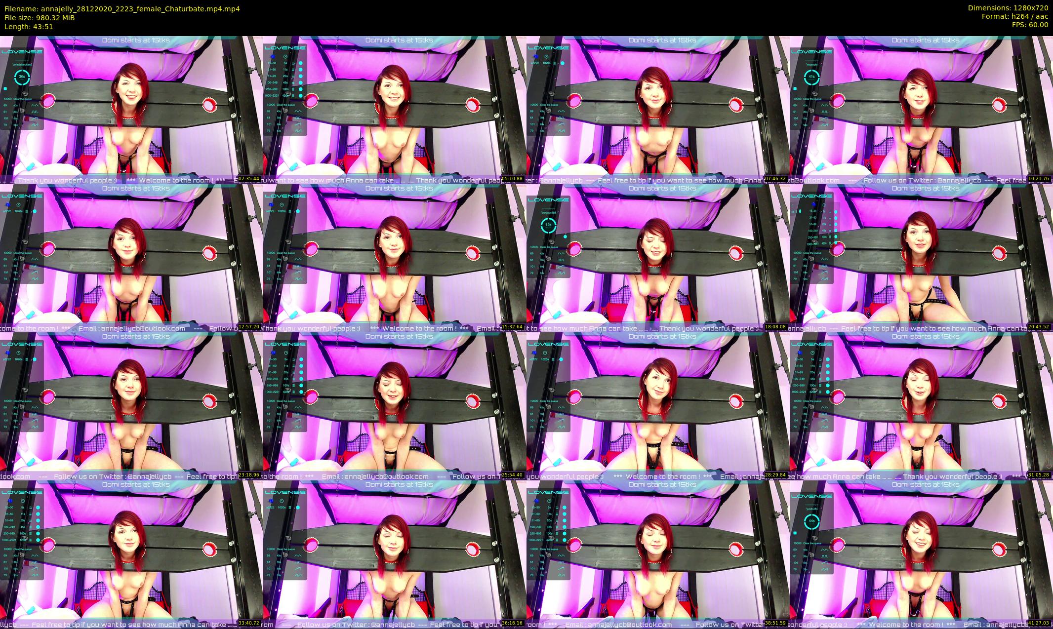 annajelly — 44 minute Chaturbate couple cam show recording, 720p, Dec 28, 2020
