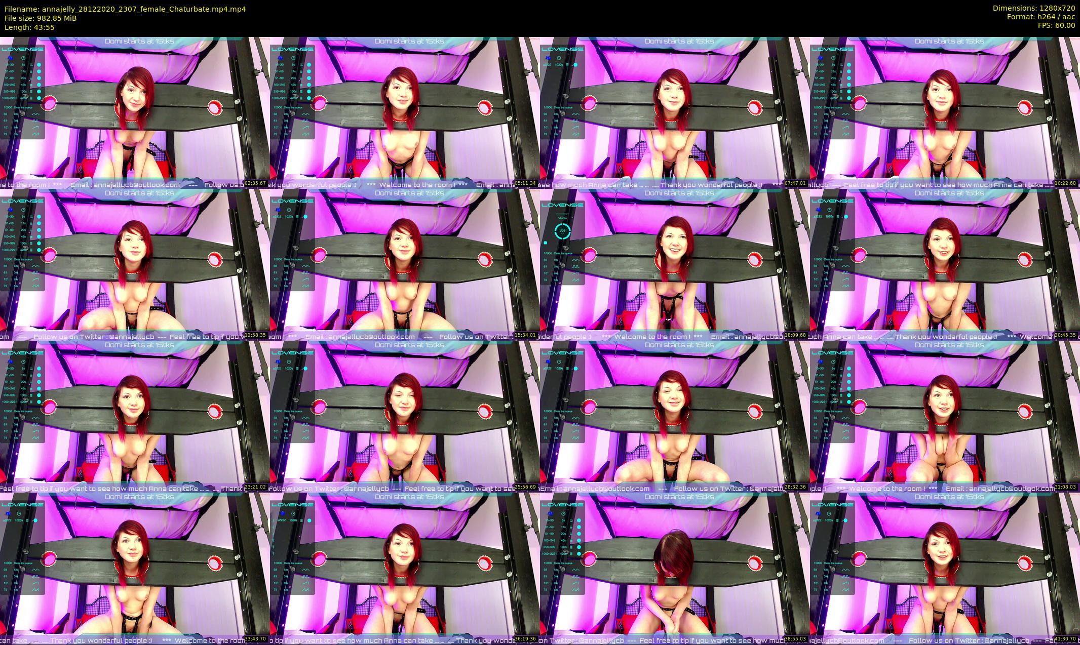 annajelly — 44 minute Chaturbate couple cam show recording, 720p, Dec 28, 2020