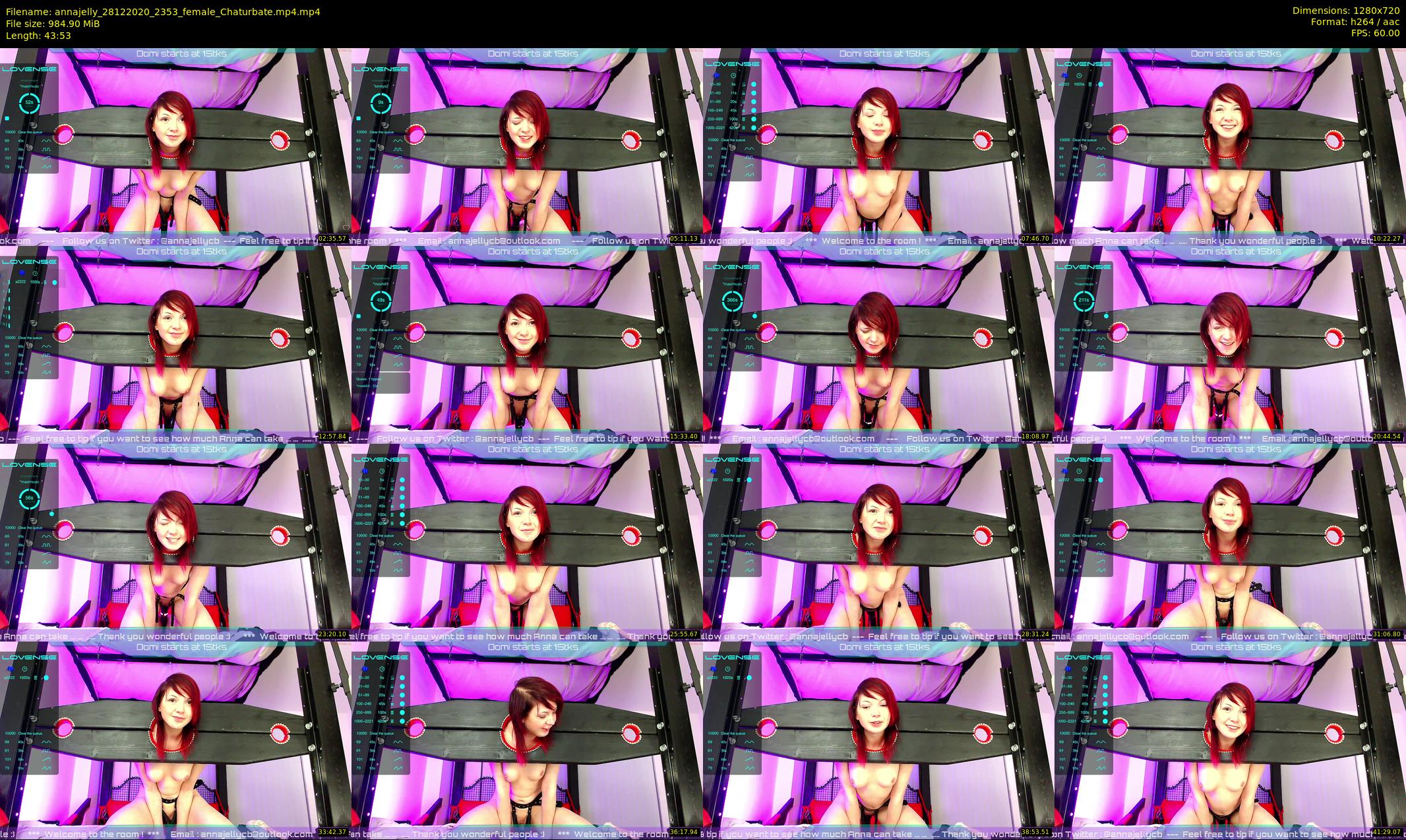 annajelly — 44 minute Chaturbate couple cam show recording, 720p, Dec 28, 2020