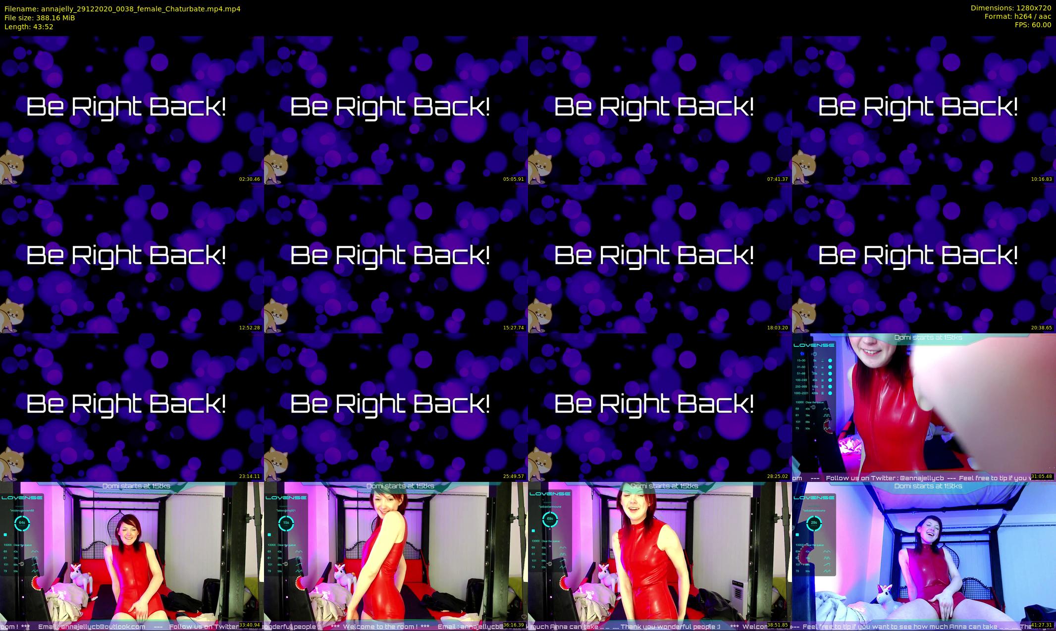 annajelly — 44 minute Chaturbate couple cam show recording, 720p, Dec 29, 2020