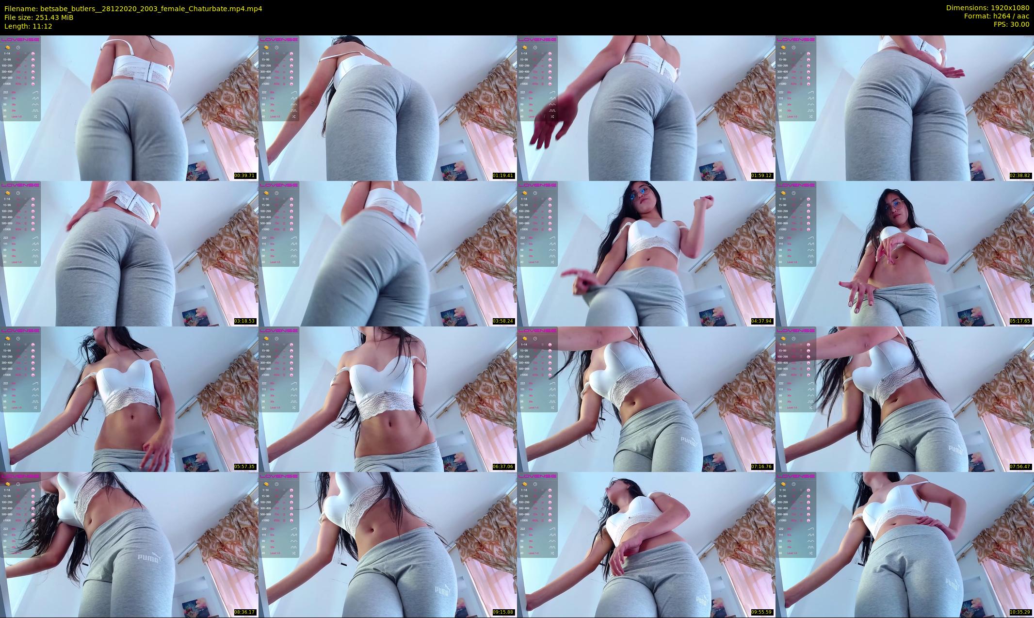 betsabe_butlers_ — 12 minute Chaturbate female cam show recording, 1080p, Dec 28, 2020