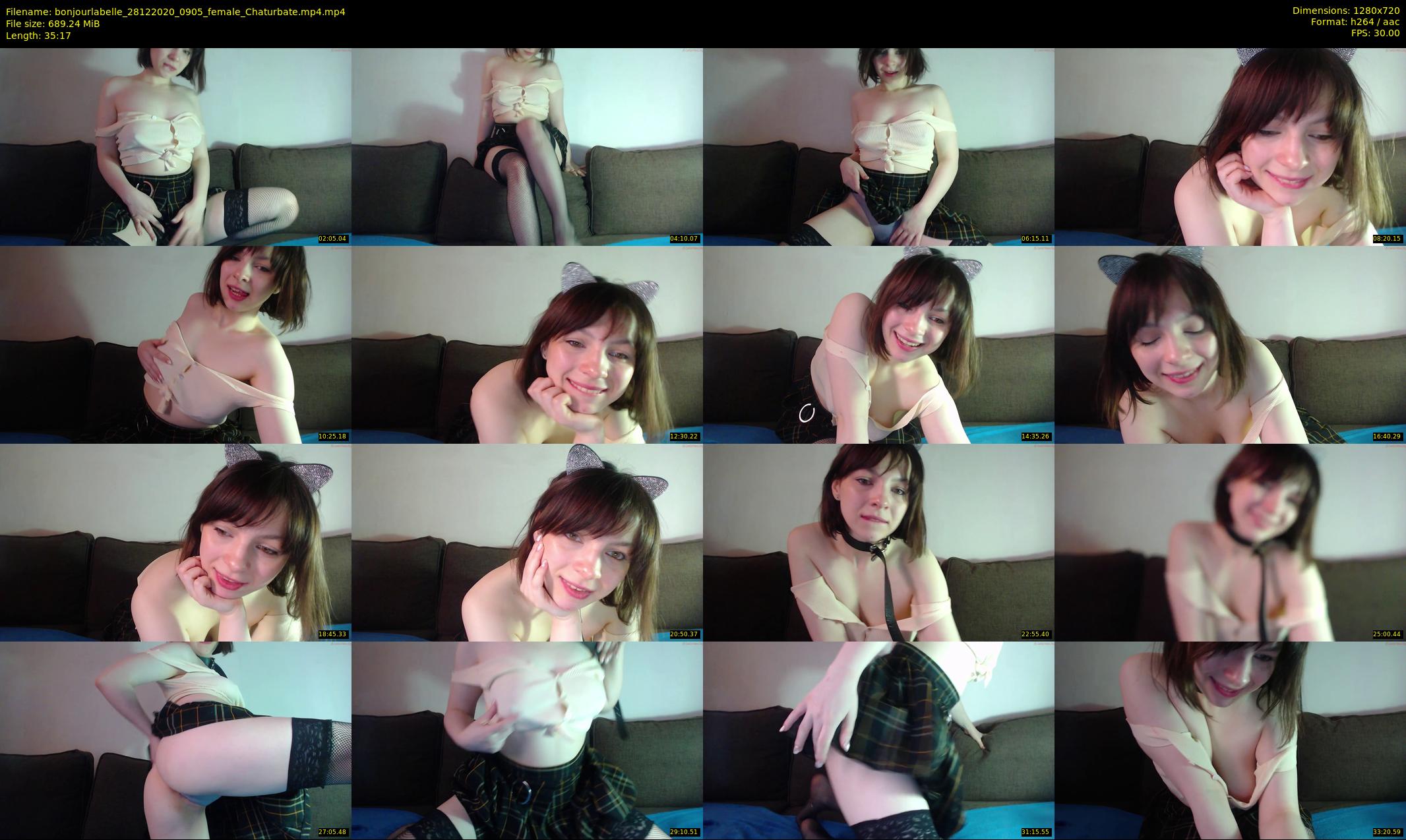 bonjourlabelle — 36 minute Chaturbate female cam show recording, 720p, Dec 28, 2020