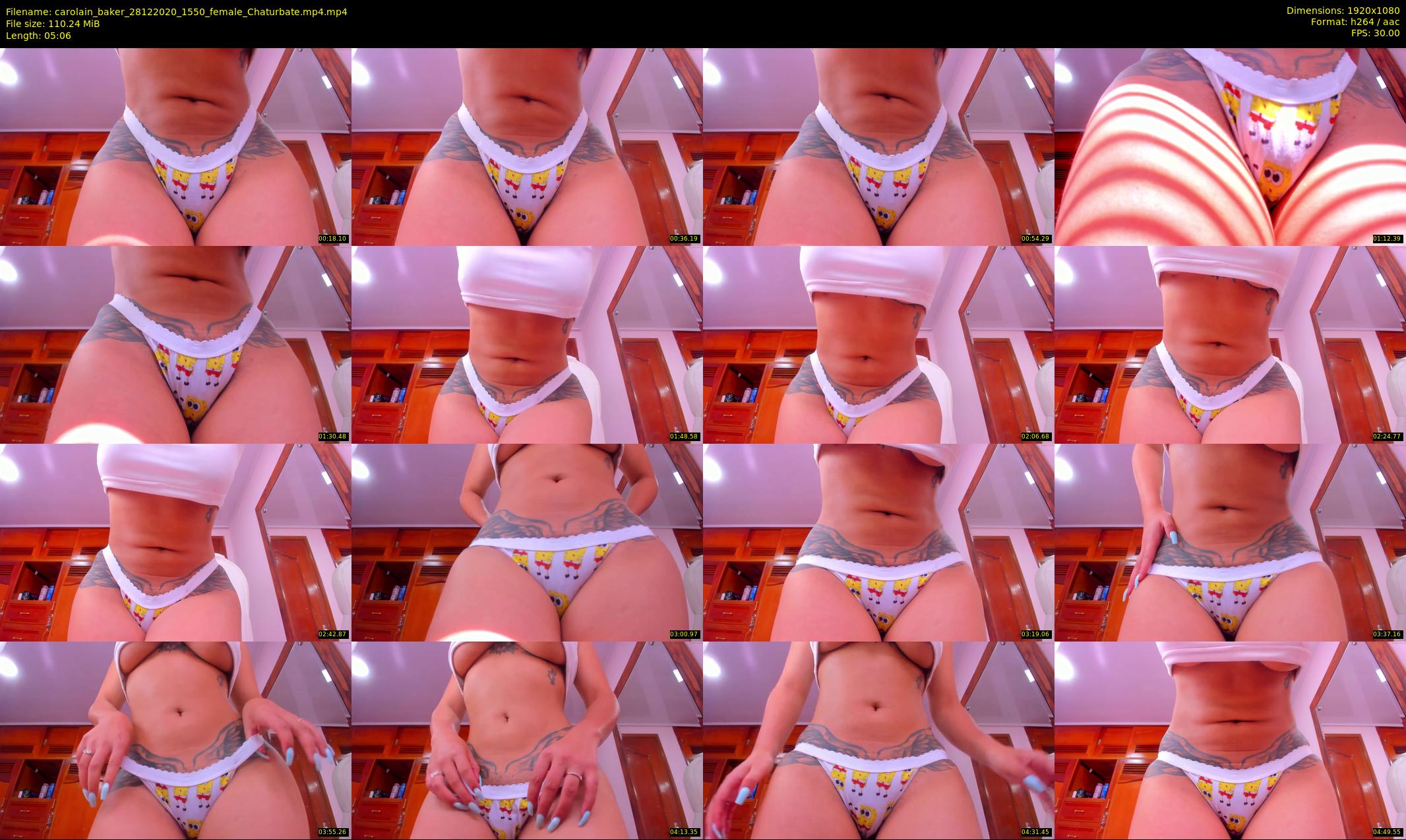 carolain_baker — 6 minute Chaturbate female cam show recording, 1080p, Dec 28, 2020