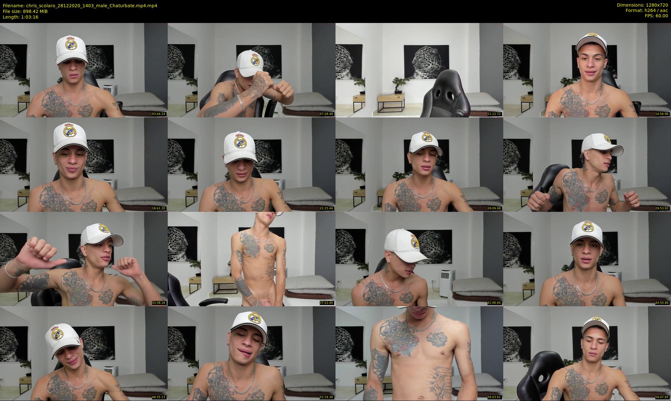 chris_scolaro — 64 minute Chaturbate male cam show recording, 720p, Dec 28, 2020