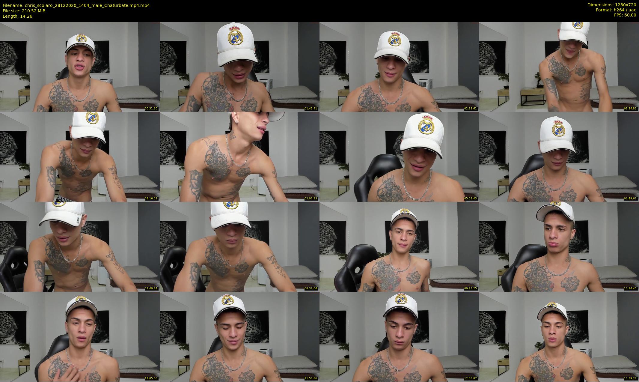 chris_scolaro — 15 minute Chaturbate male cam show recording, 720p, Dec 28, 2020
