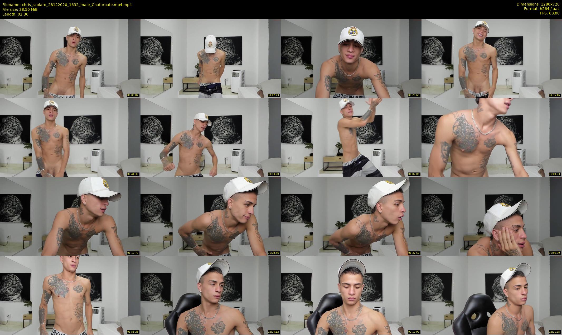 chris_scolaro — 3 minute Chaturbate male cam show recording, 720p, Dec 28, 2020