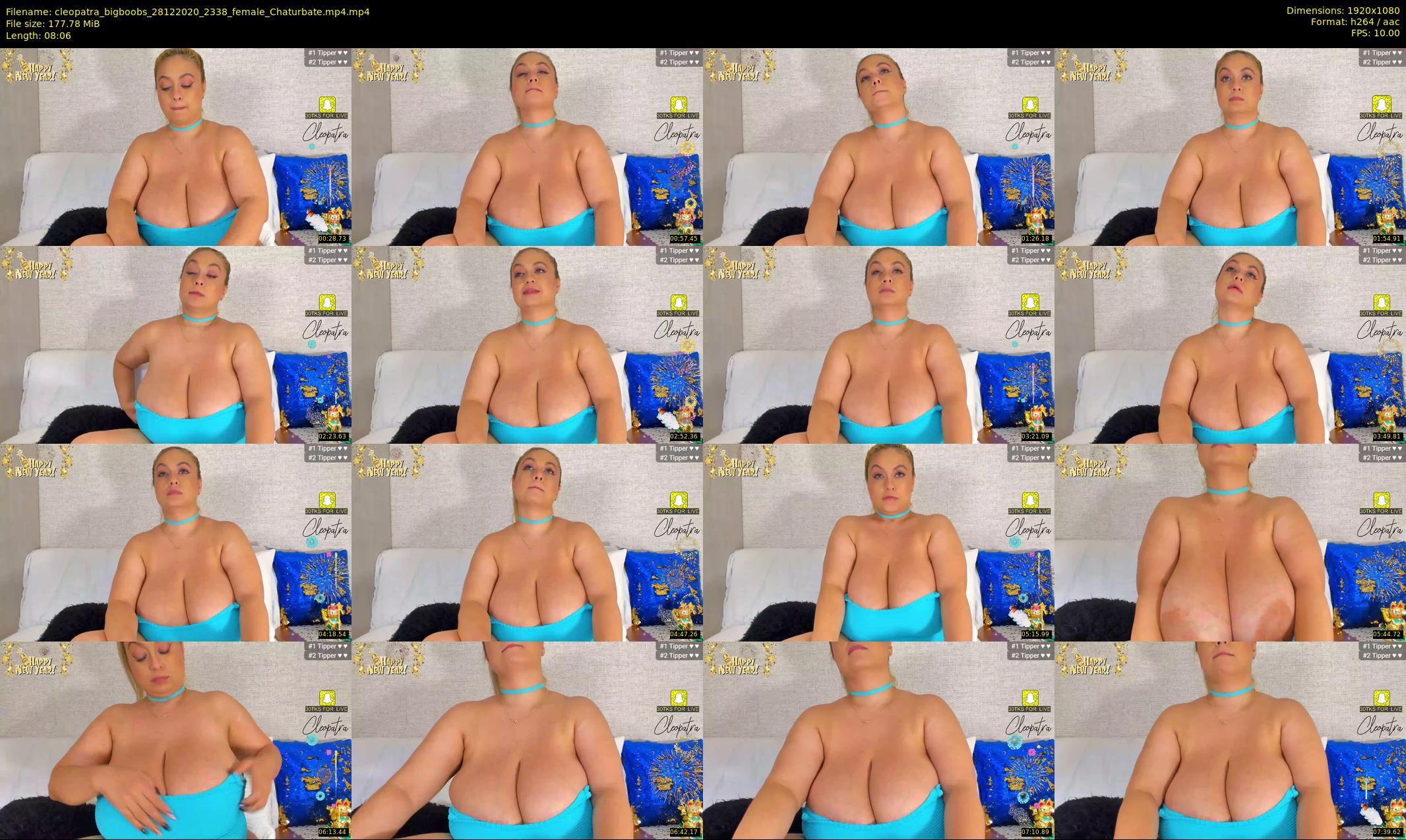 cleopatra_bigboobs — 9 minute Chaturbate female cam show recording, 1080p, Dec 28, 2020