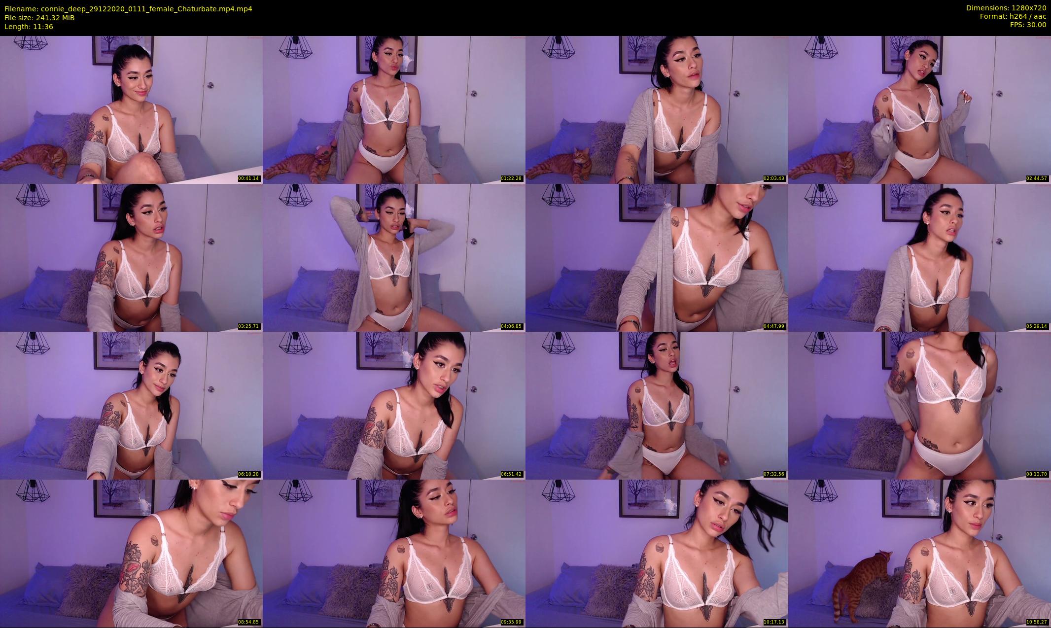 connie_deep — 12 minute Chaturbate female cam show recording, 720p, Dec 29, 2020