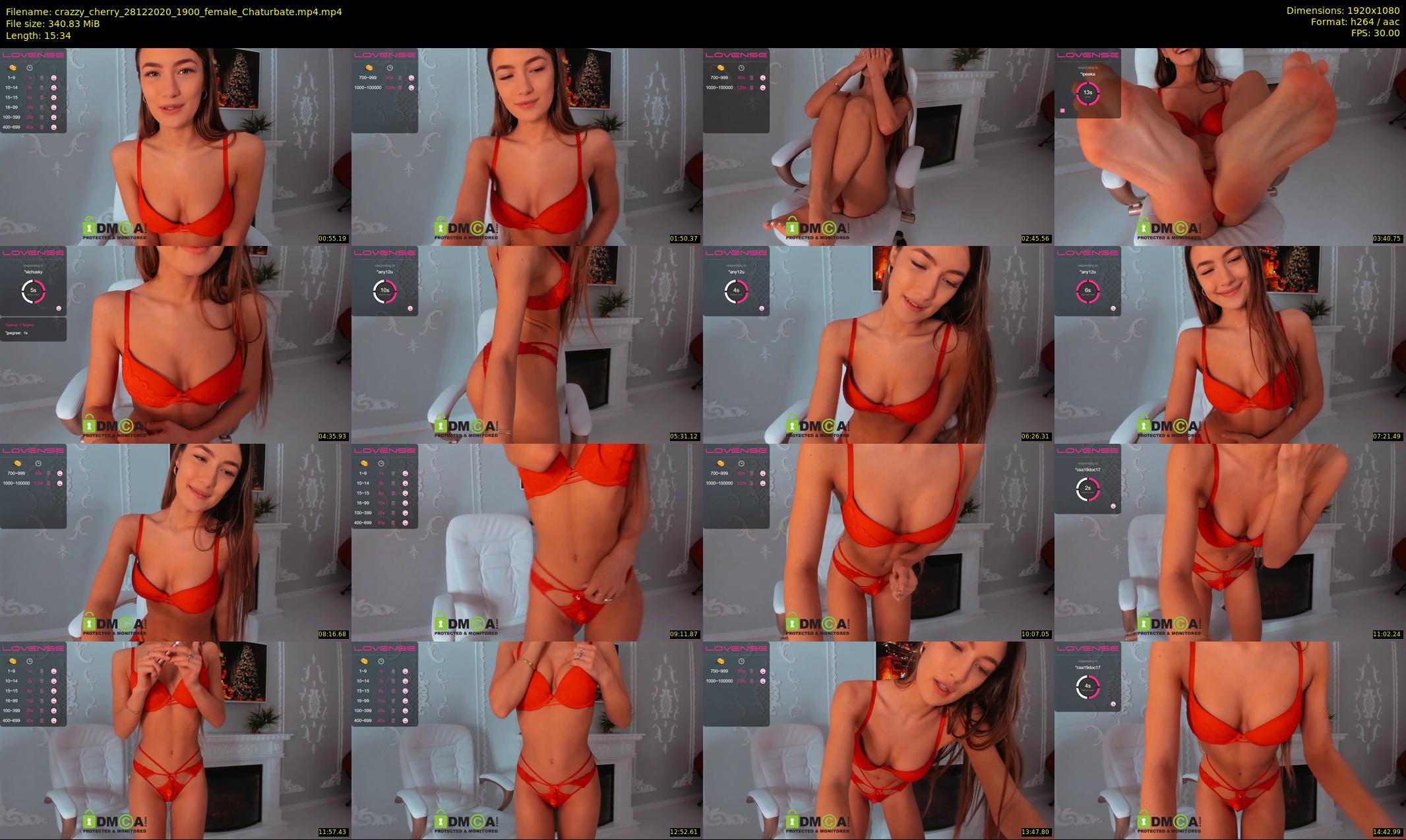 crazzy_cherry — 16 minute Chaturbate female cam show recording, 1080p, Dec 28, 2020