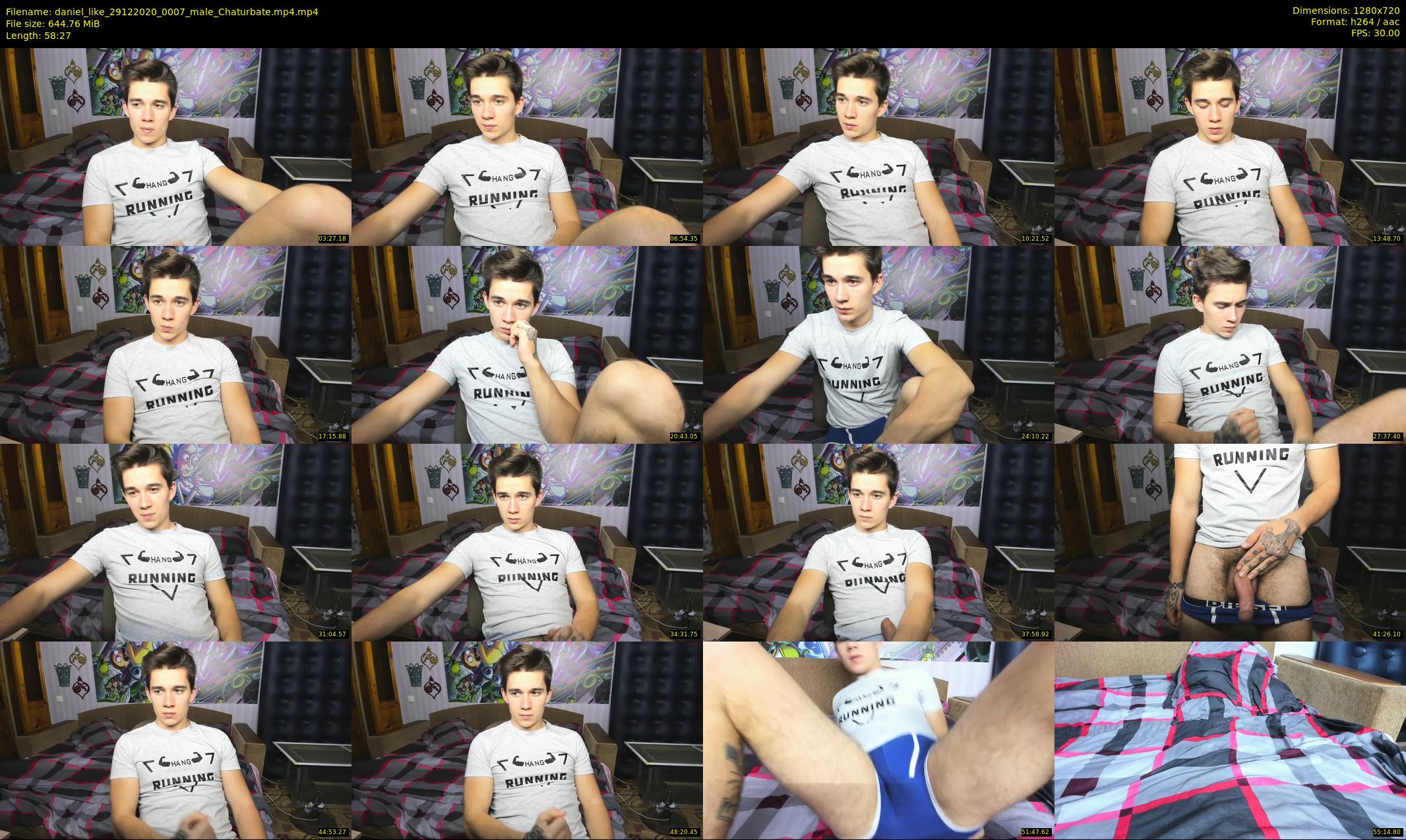 daniel_like — 59 minute Chaturbate male cam show recording, 720p, Dec 29, 2020