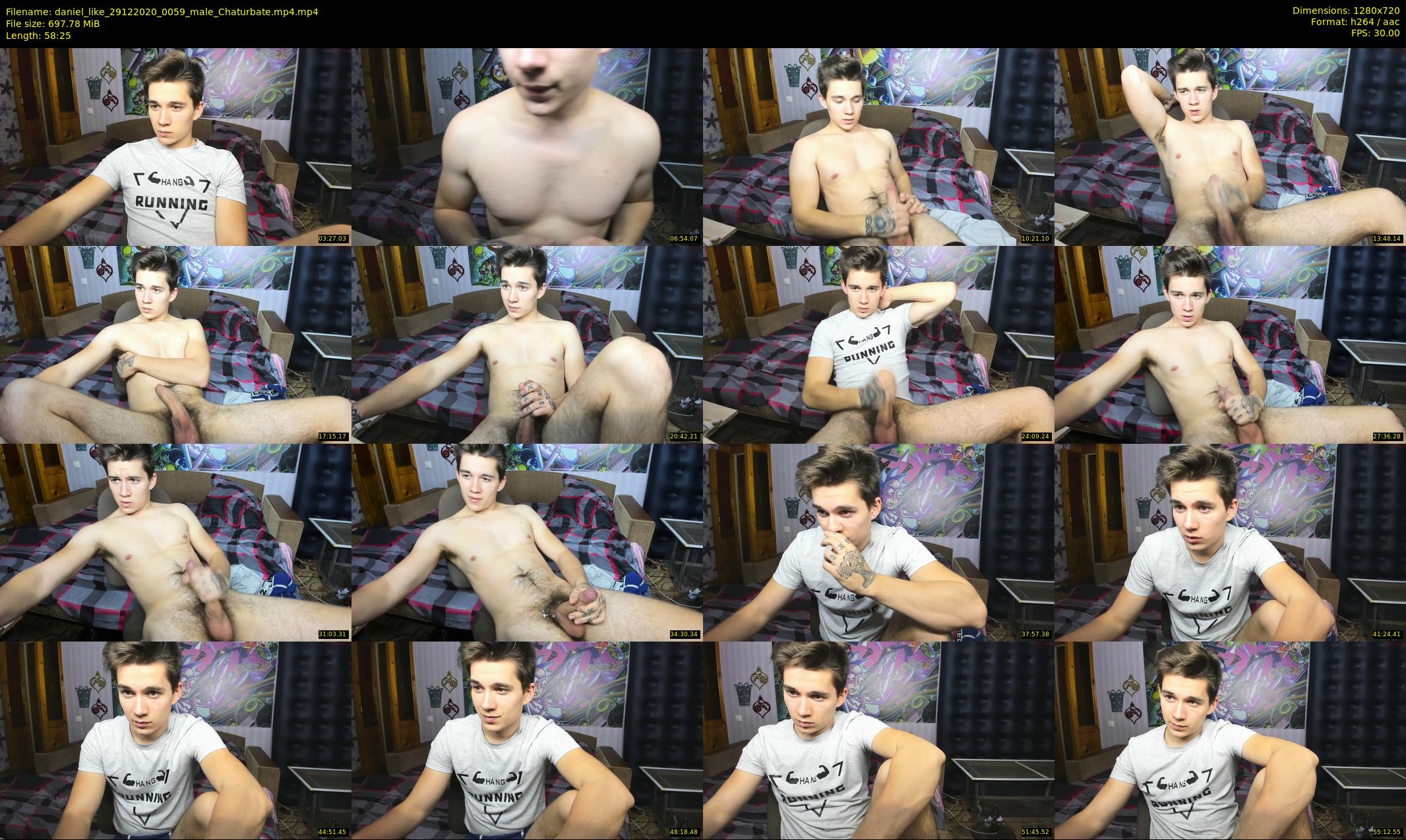 daniel_like — 59 minute Chaturbate male cam show recording, 720p, Dec 29, 2020