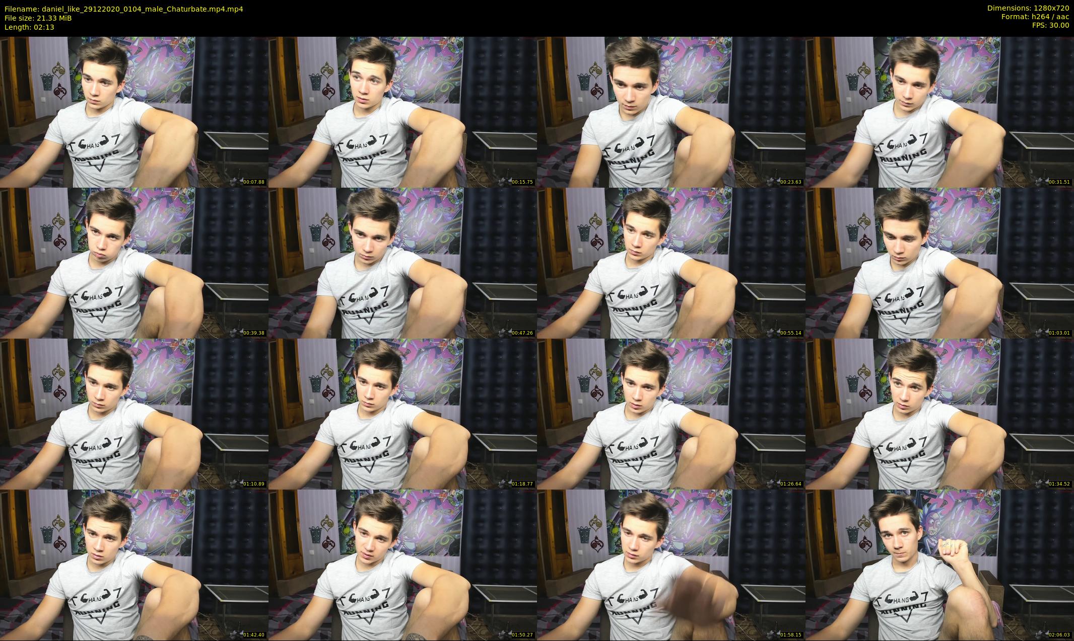daniel_like — 3 minute Chaturbate male cam show recording, 720p, Dec 29, 2020
