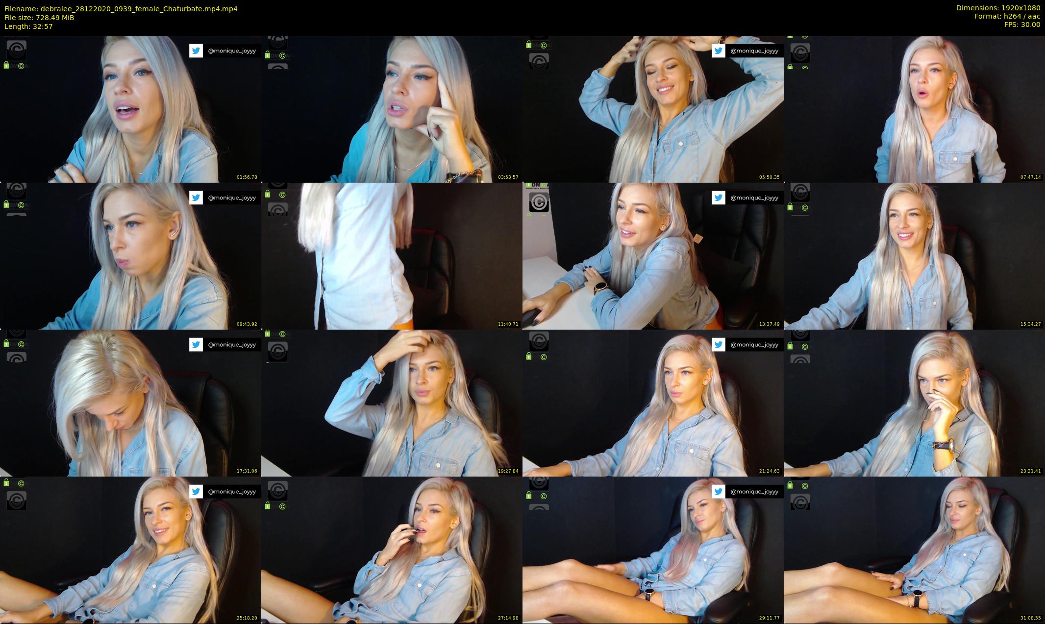 debralee — 33 minute Chaturbate female cam show recording, 1080p, Dec 28, 2020