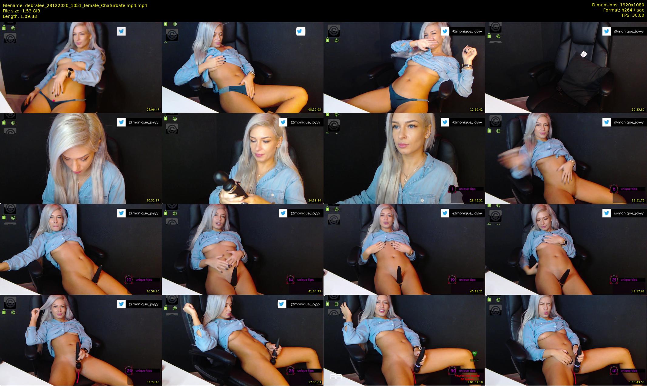 debralee — 70 minute Chaturbate female cam show recording, 1080p, Dec 28, 2020