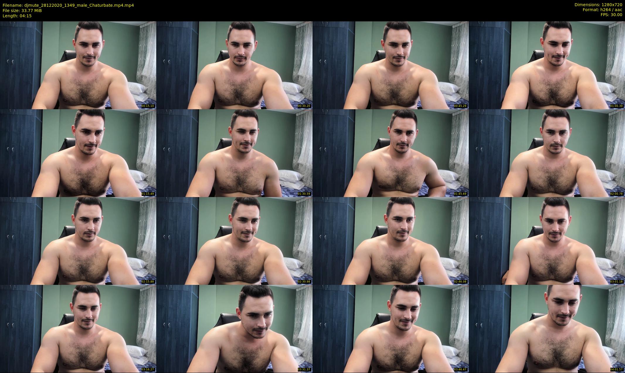 djmute — 5 minute Chaturbate male cam show recording, 720p, Dec 28, 2020