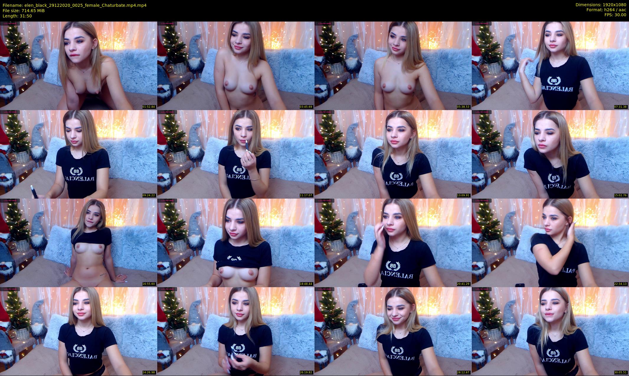elen_black — 32 minute Chaturbate female cam show recording, 1080p, Dec 29, 2020