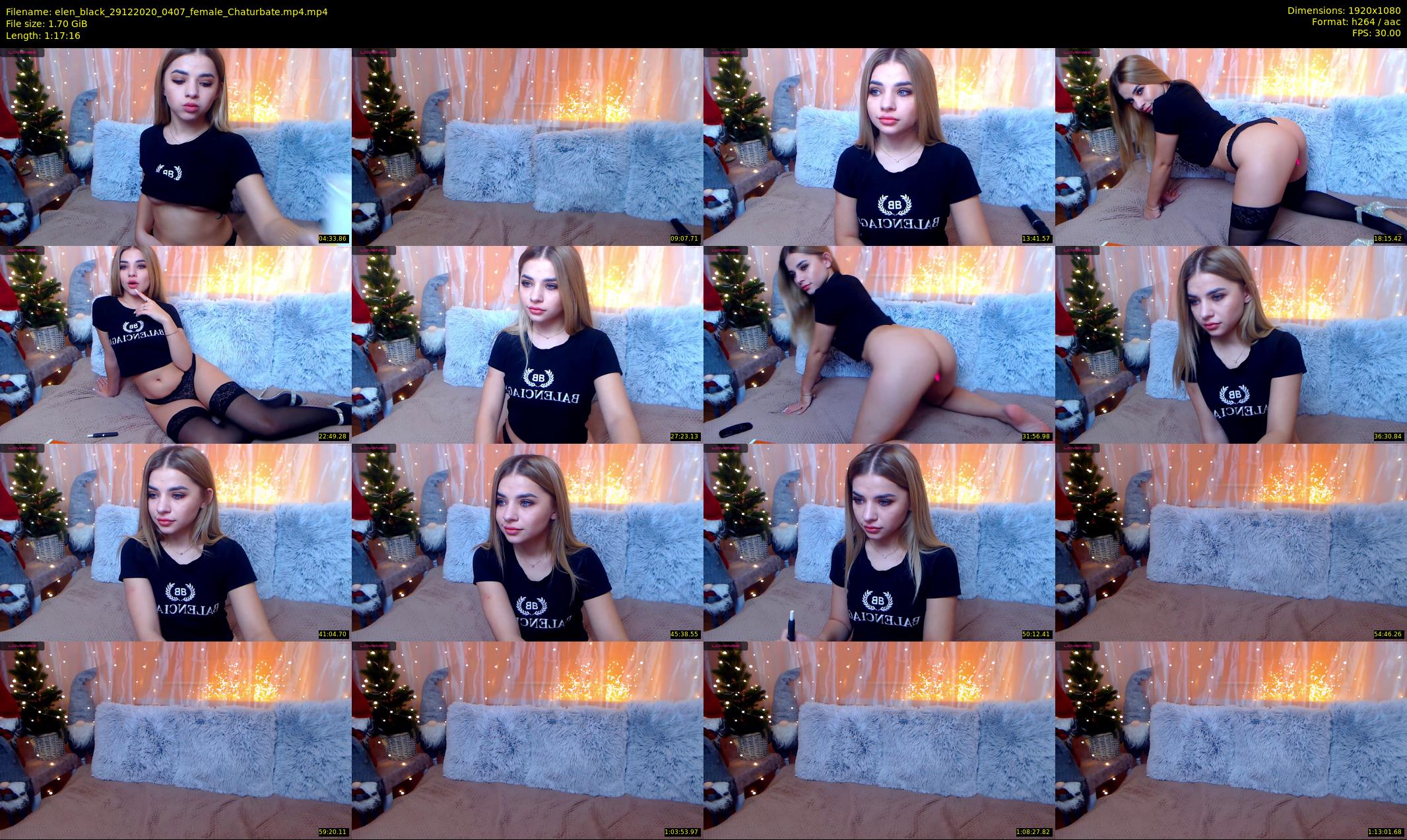 elen_black — 78 minute Chaturbate female cam show recording, 1080p, Dec 29, 2020