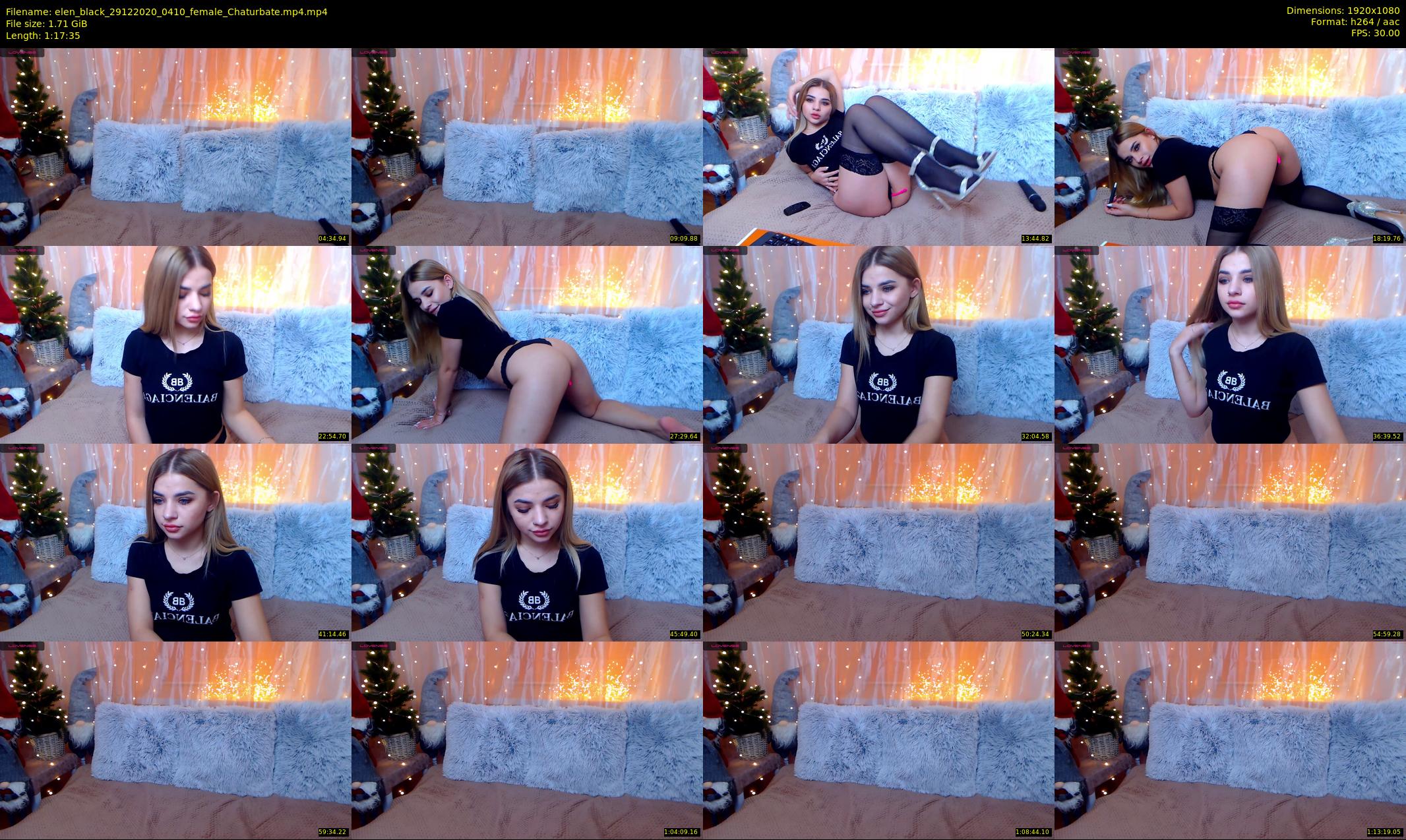 elen_black — 78 minute Chaturbate female cam show recording, 1080p, Dec 29, 2020