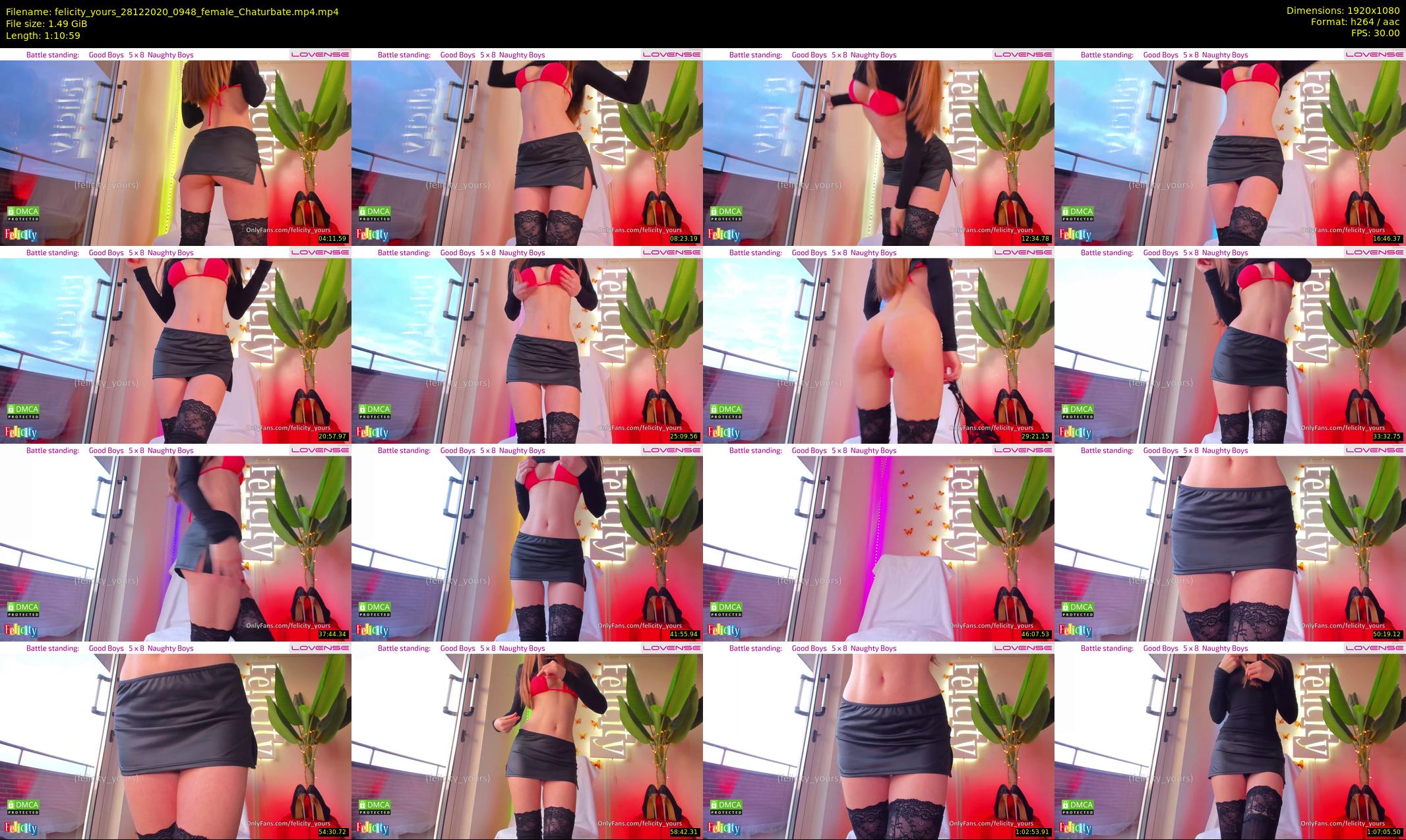 felicity_yours — 71 minute Chaturbate female cam show recording, 1080p, Dec 28, 2020
