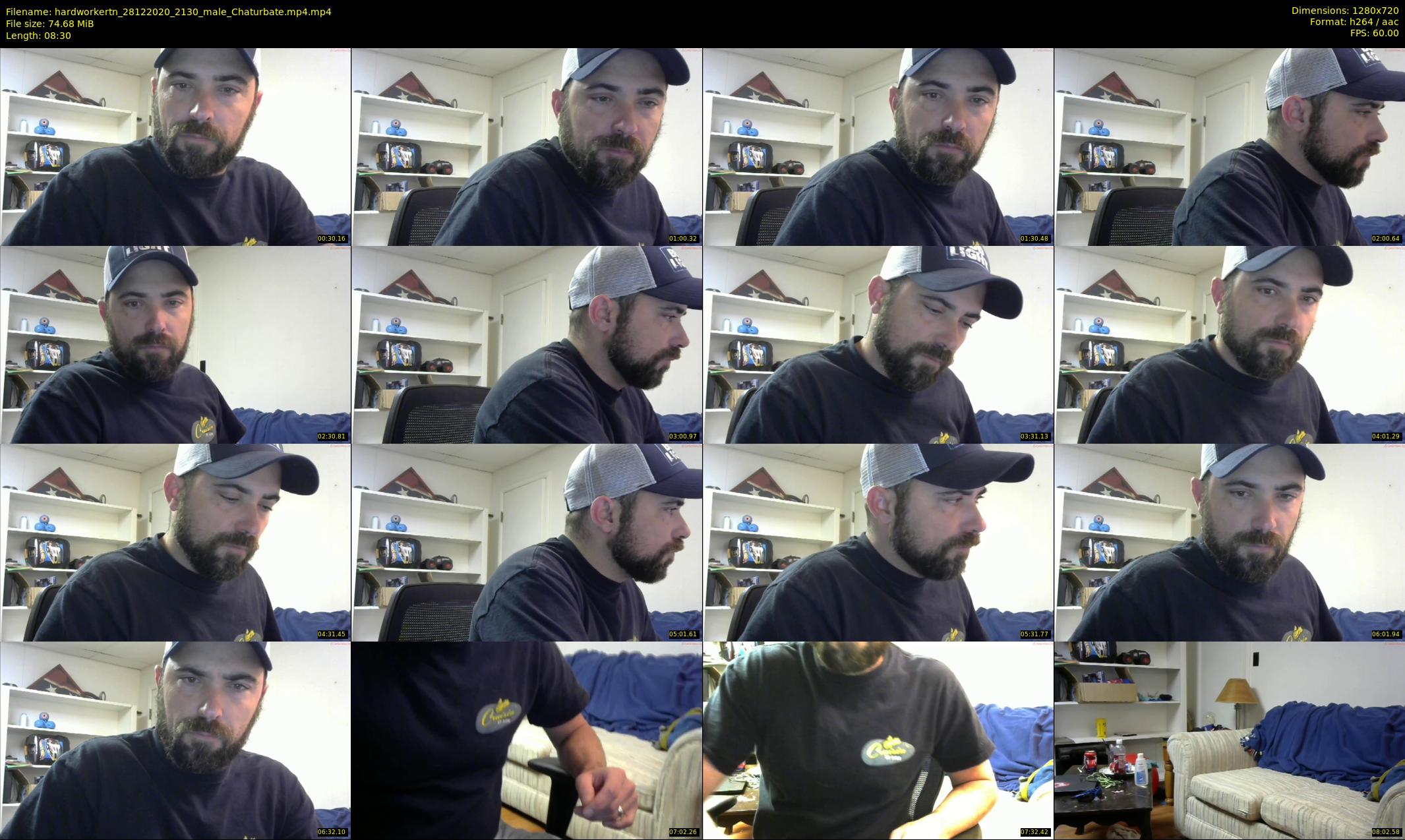 hardworkertn — 9 minute Chaturbate male cam show recording, 720p, Dec 28, 2020