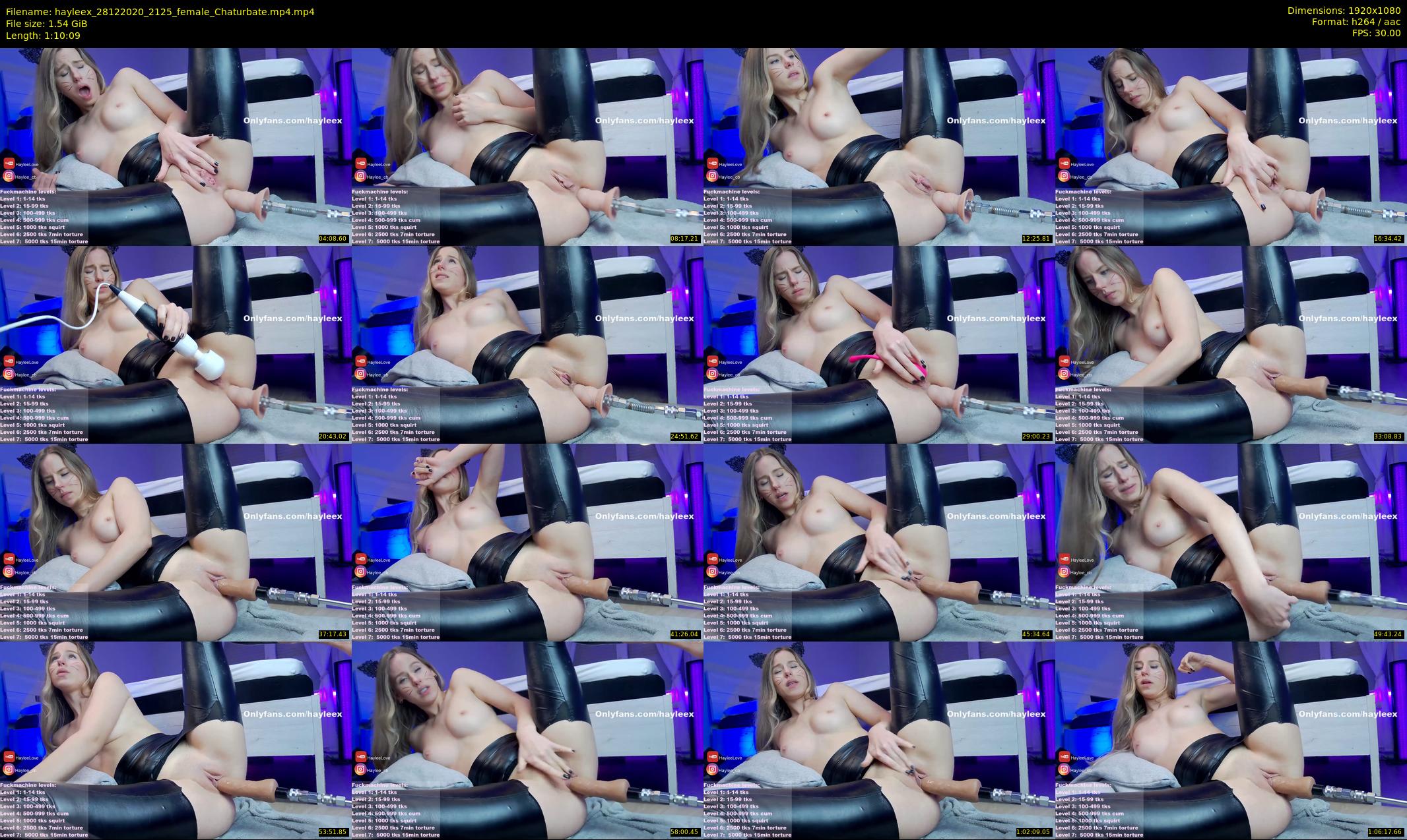 hayleex — 71 minute Chaturbate female cam show recording, 1080p, Dec 28, 2020