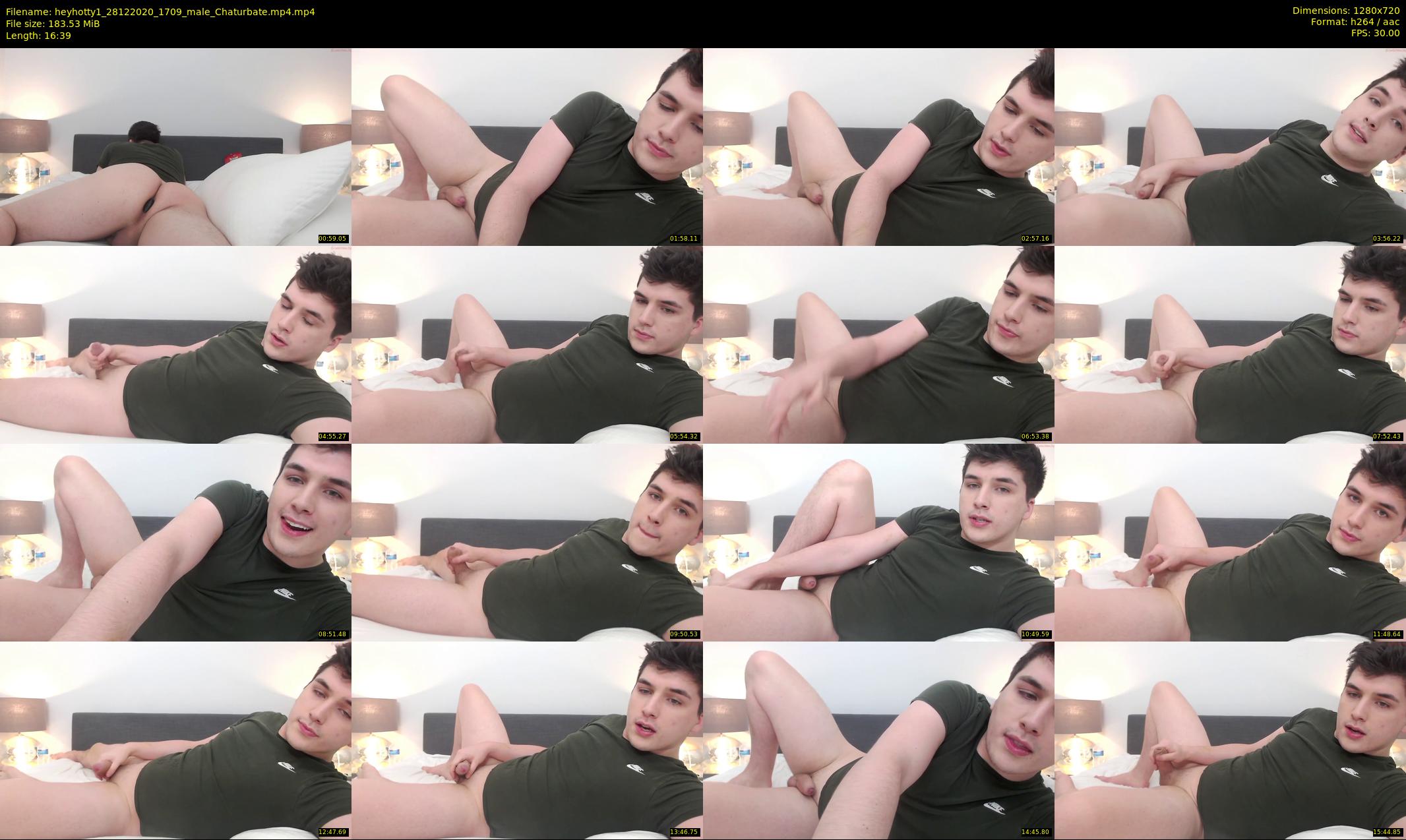 heyhotty1 — 17 minute Chaturbate male cam show recording, 720p, Dec 28, 2020