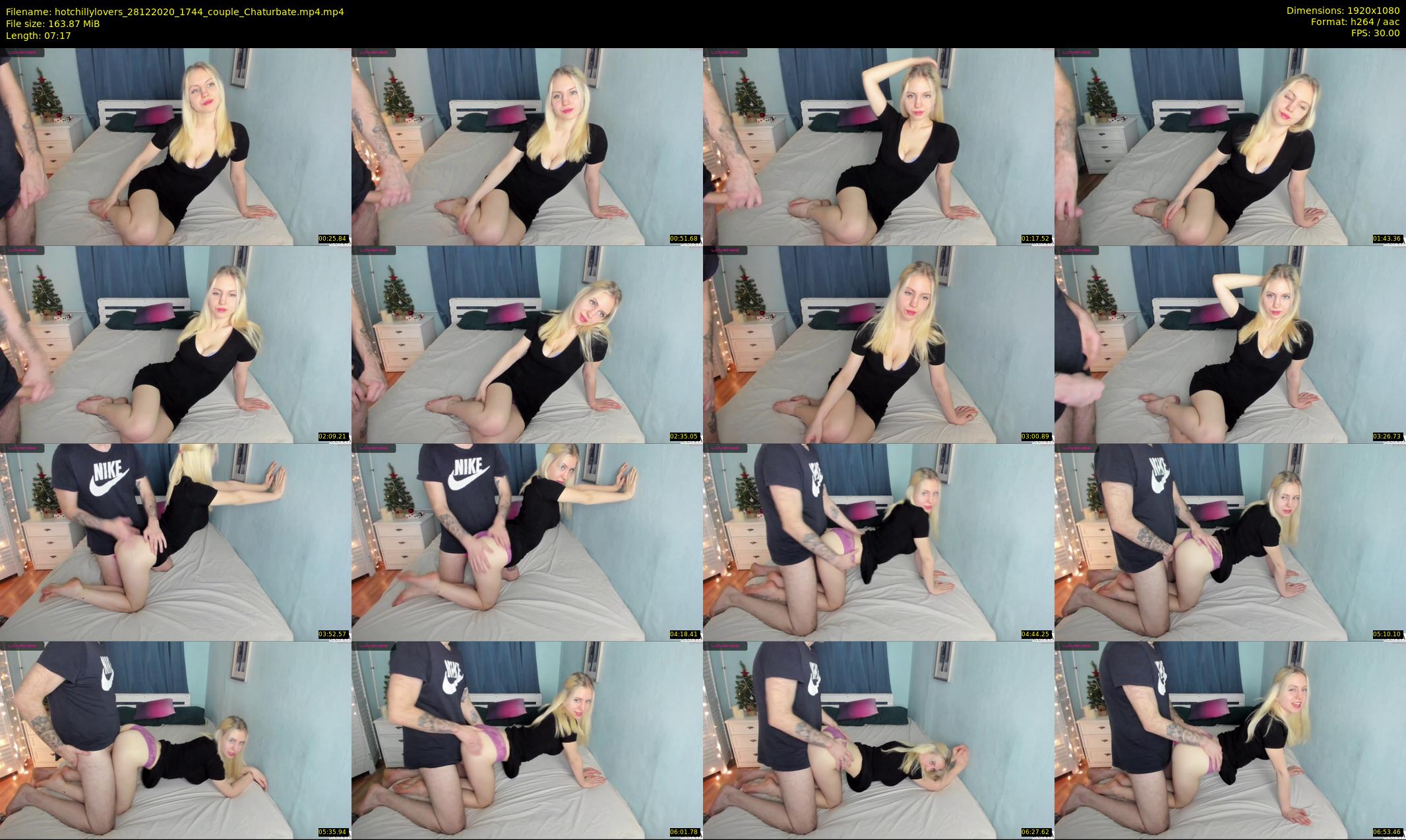 hotchillylovers — 8 minute Chaturbate couple cam show recording, 1080p, Dec 28, 2020