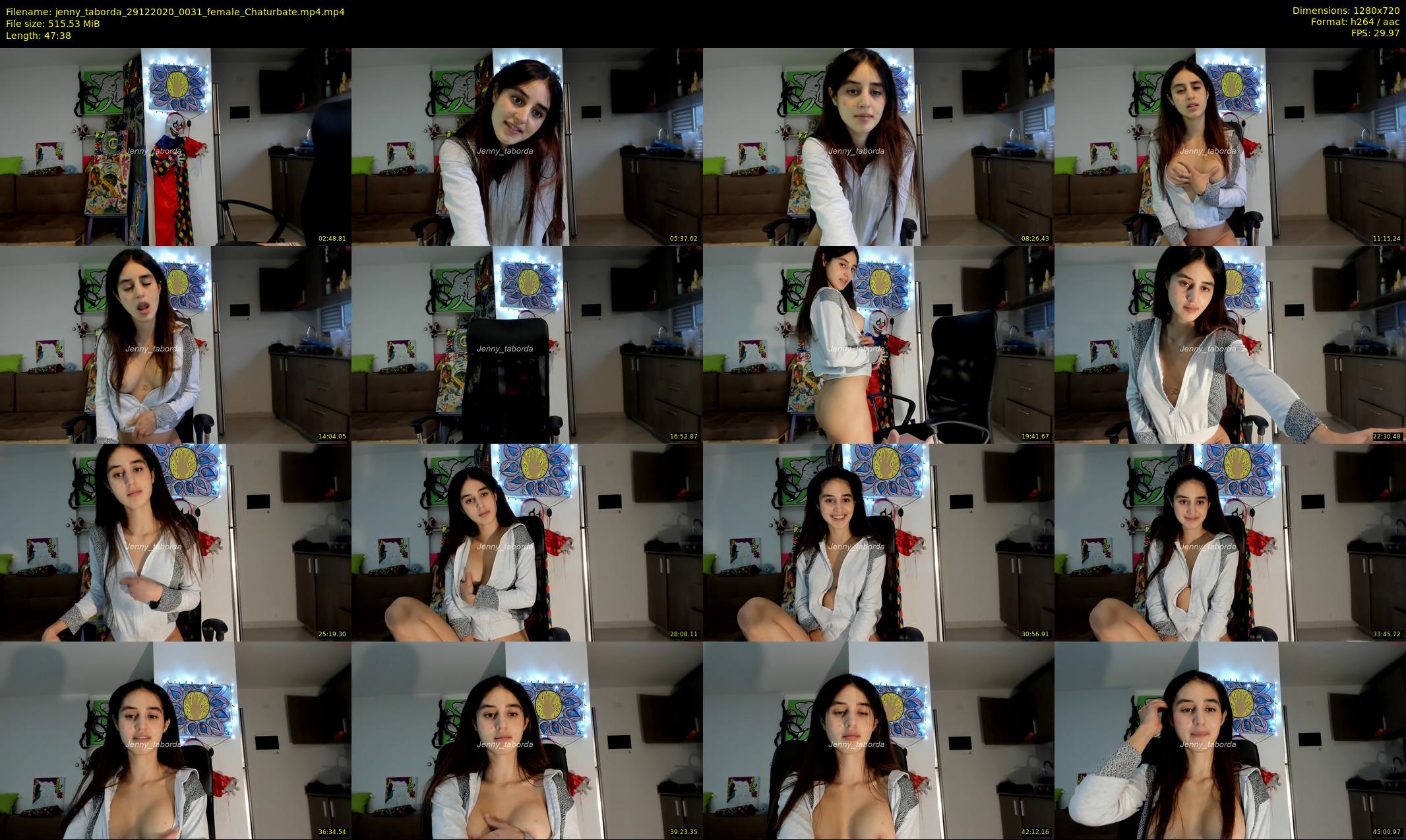 jenny_taborda — 48 minute Chaturbate female cam show recording, 720p, Dec 29, 2020