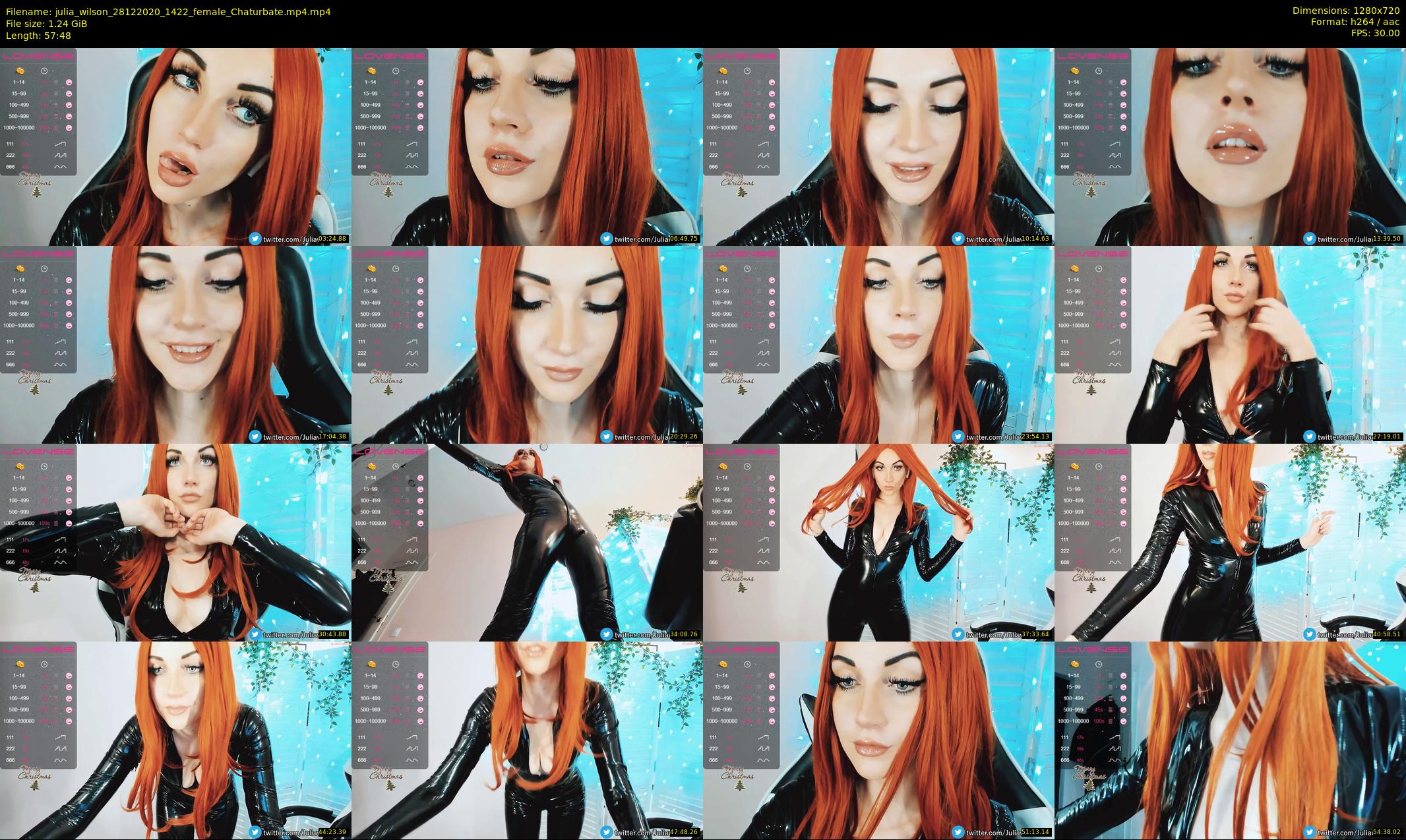 julia_wilson — 58 minute Chaturbate female cam show recording, 720p, Dec 28, 2020