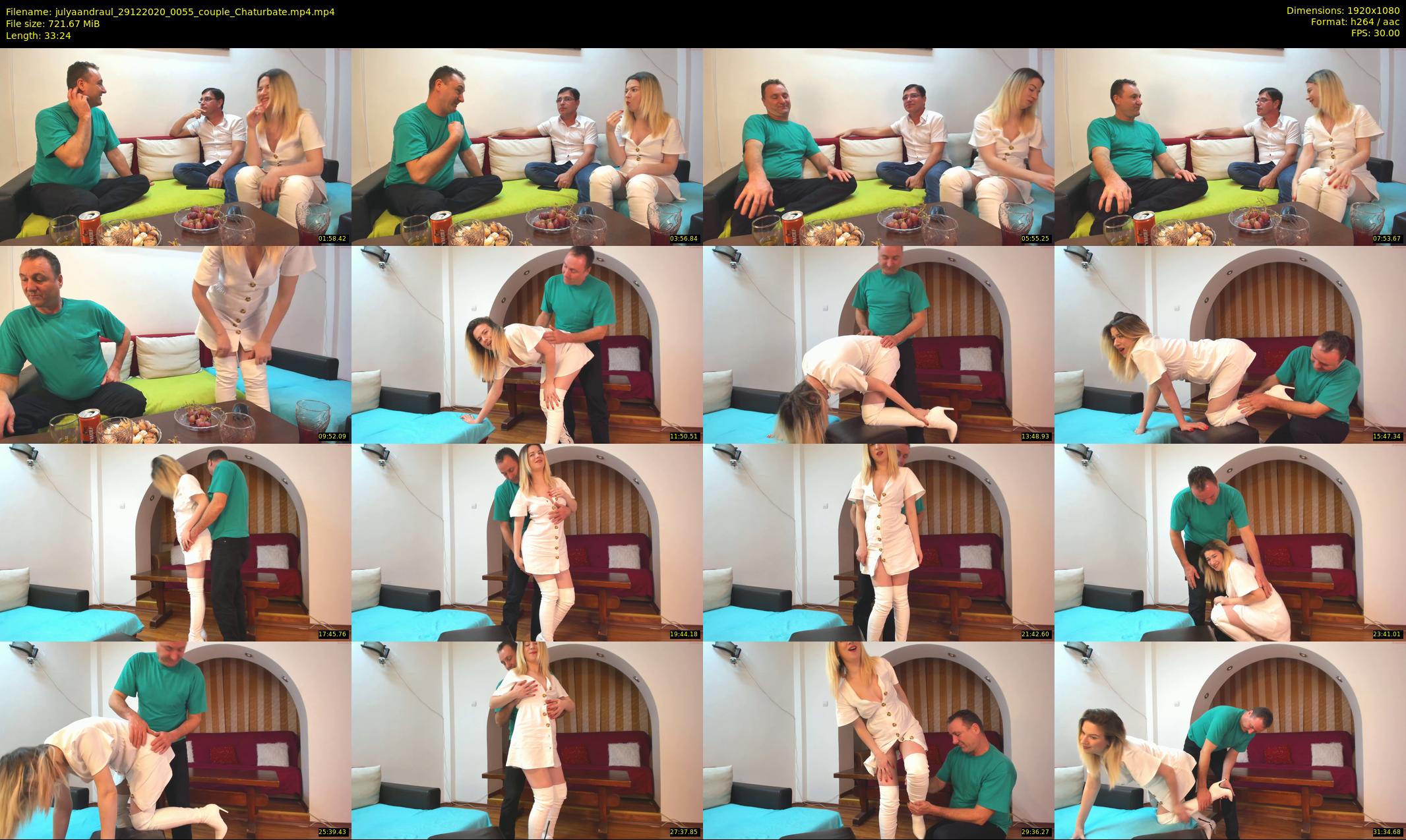 julyaandraul — 34 minute Chaturbate couple cam show recording, 1080p, Dec 29, 2020