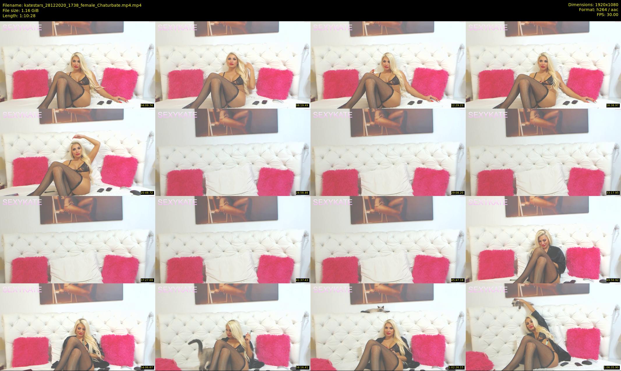 katestars — 71 minute Chaturbate female cam show recording, 1080p, Dec 28, 2020