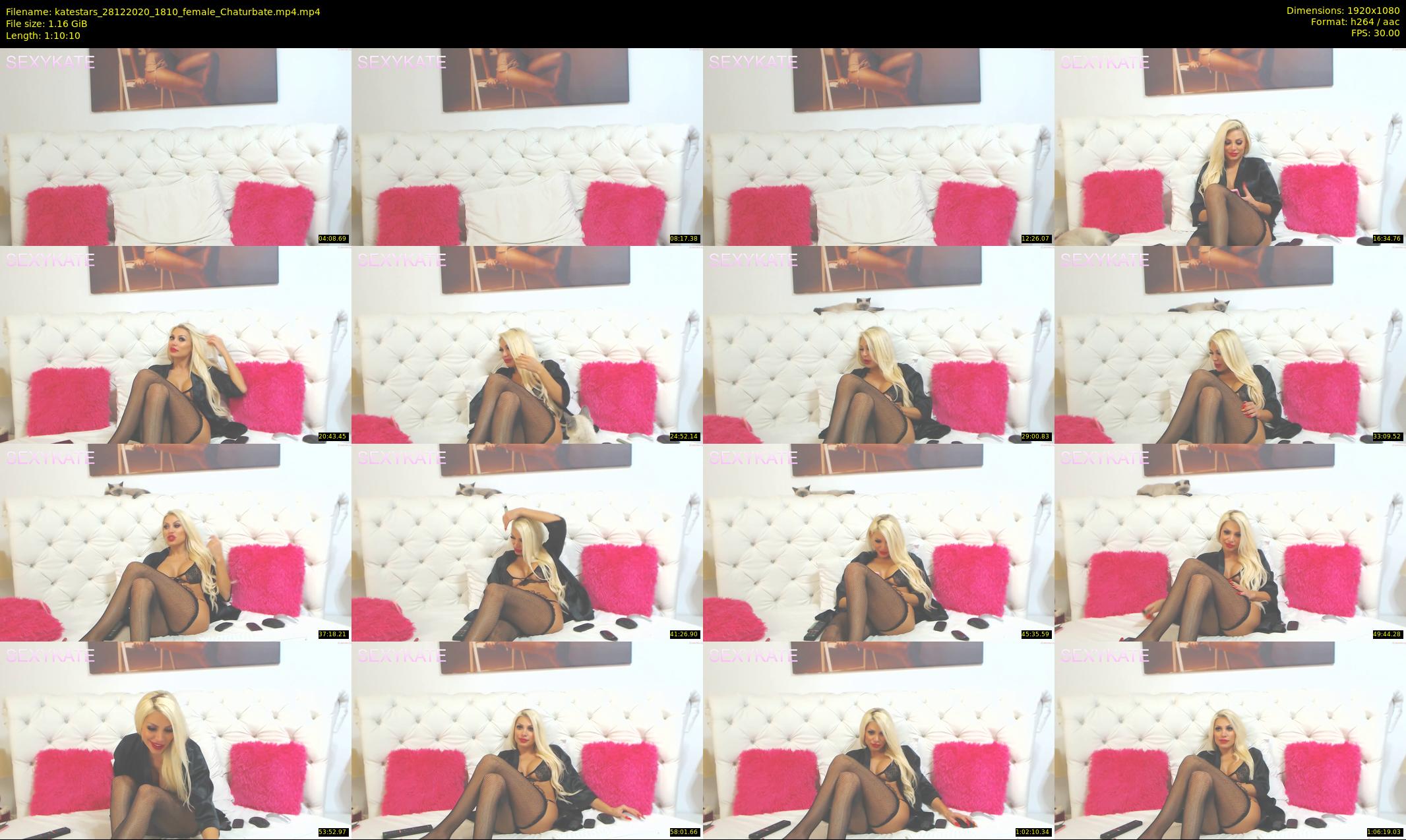 katestars — 71 minute Chaturbate female cam show recording, 1080p, Dec 28, 2020