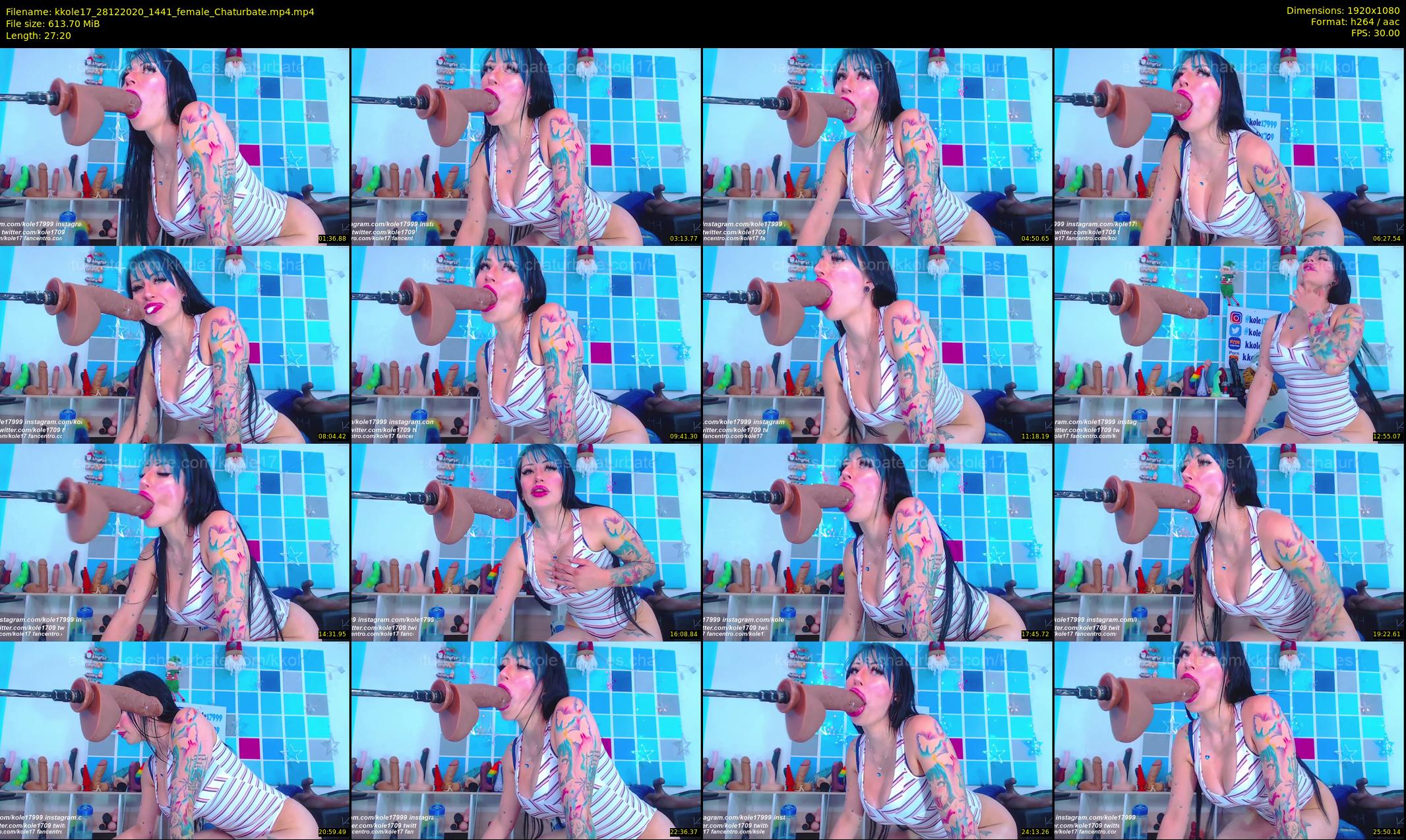 kkole17 — 28 minute Chaturbate female cam show recording, 1080p, Dec 28, 2020