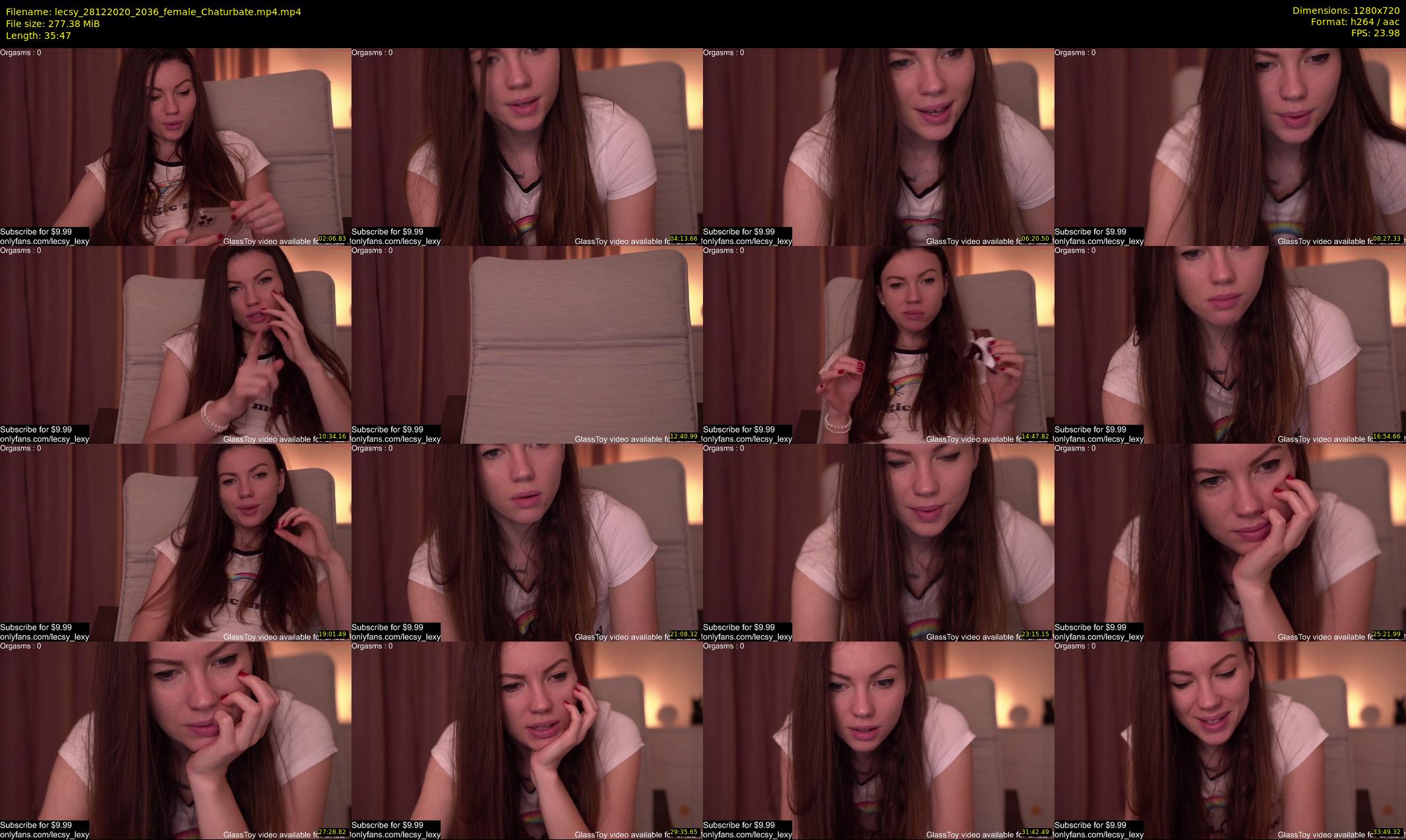 lecsy — 36 minute Chaturbate female cam show recording, 720p, Dec 28, 2020