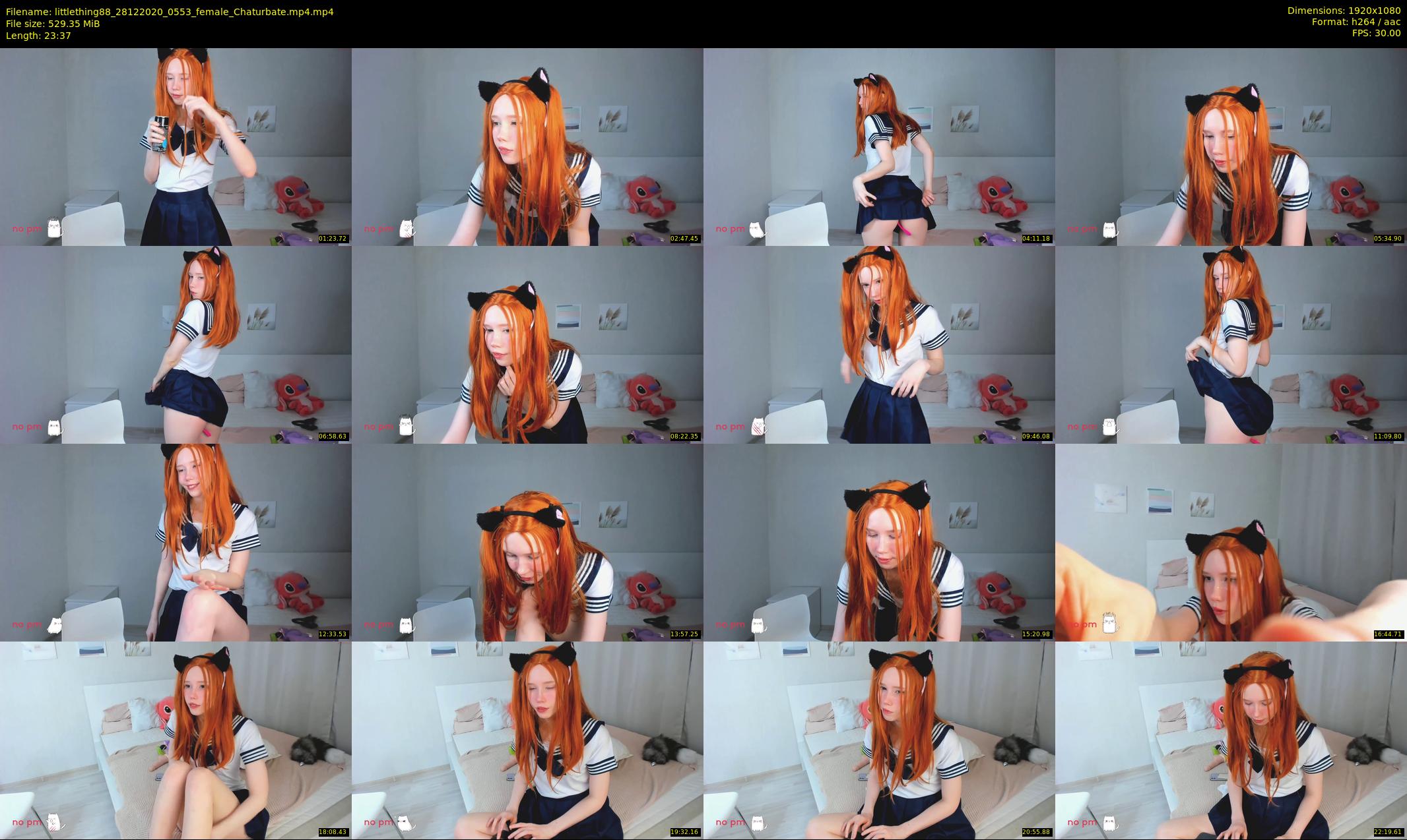 littlething88 — 24 minute Chaturbate female cam show recording, 1080p, Dec 28, 2020