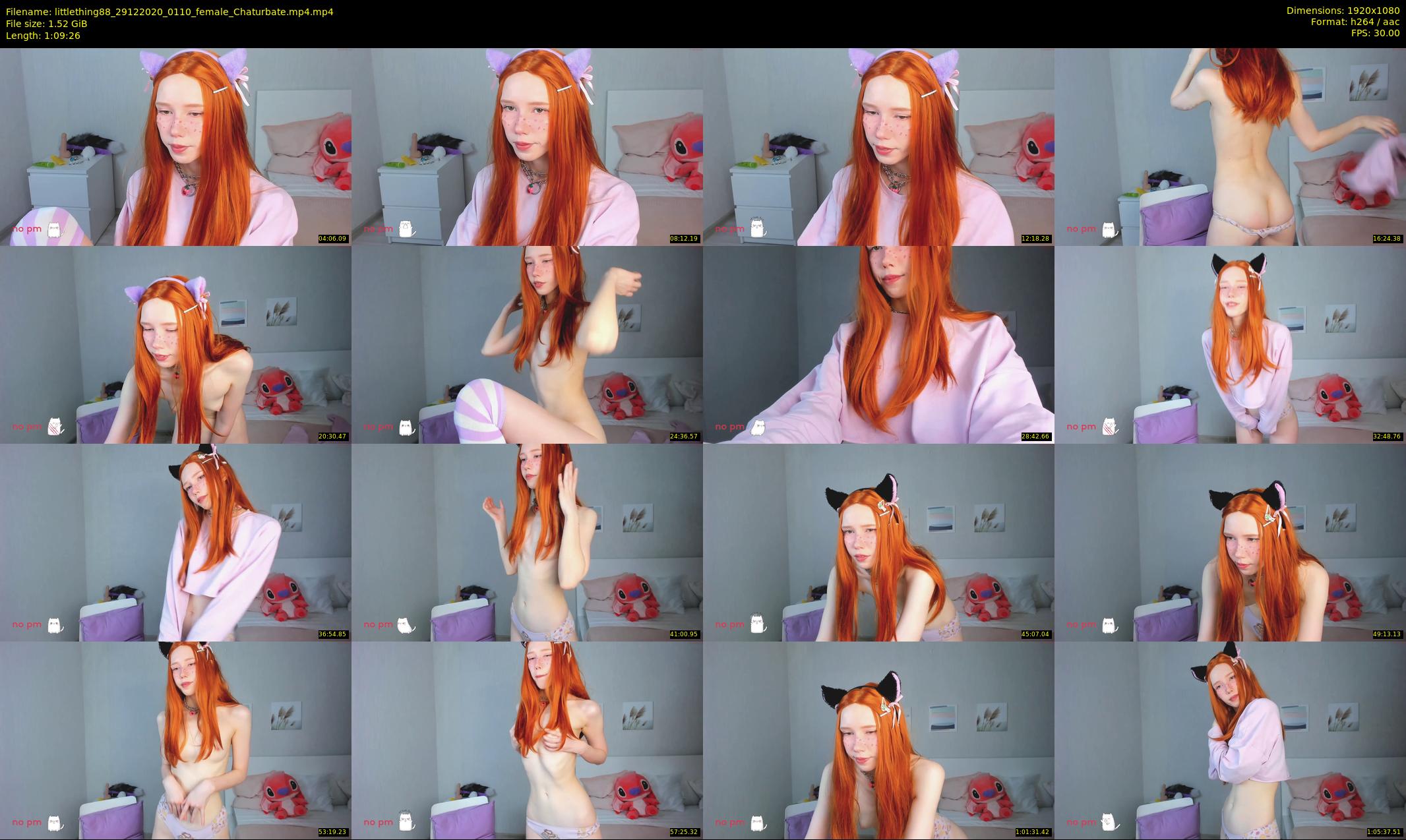 littlething88 — 70 minute Chaturbate female cam show recording, 1080p, Dec 29, 2020