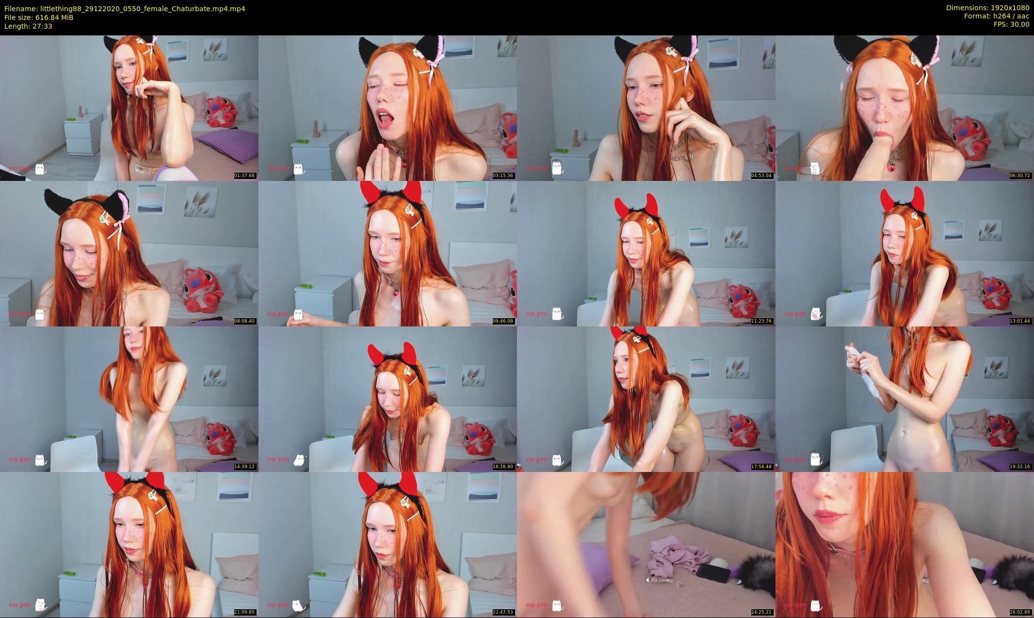 littlething88 — 28 minute Chaturbate female cam show recording, 1080p, Dec 29, 2020