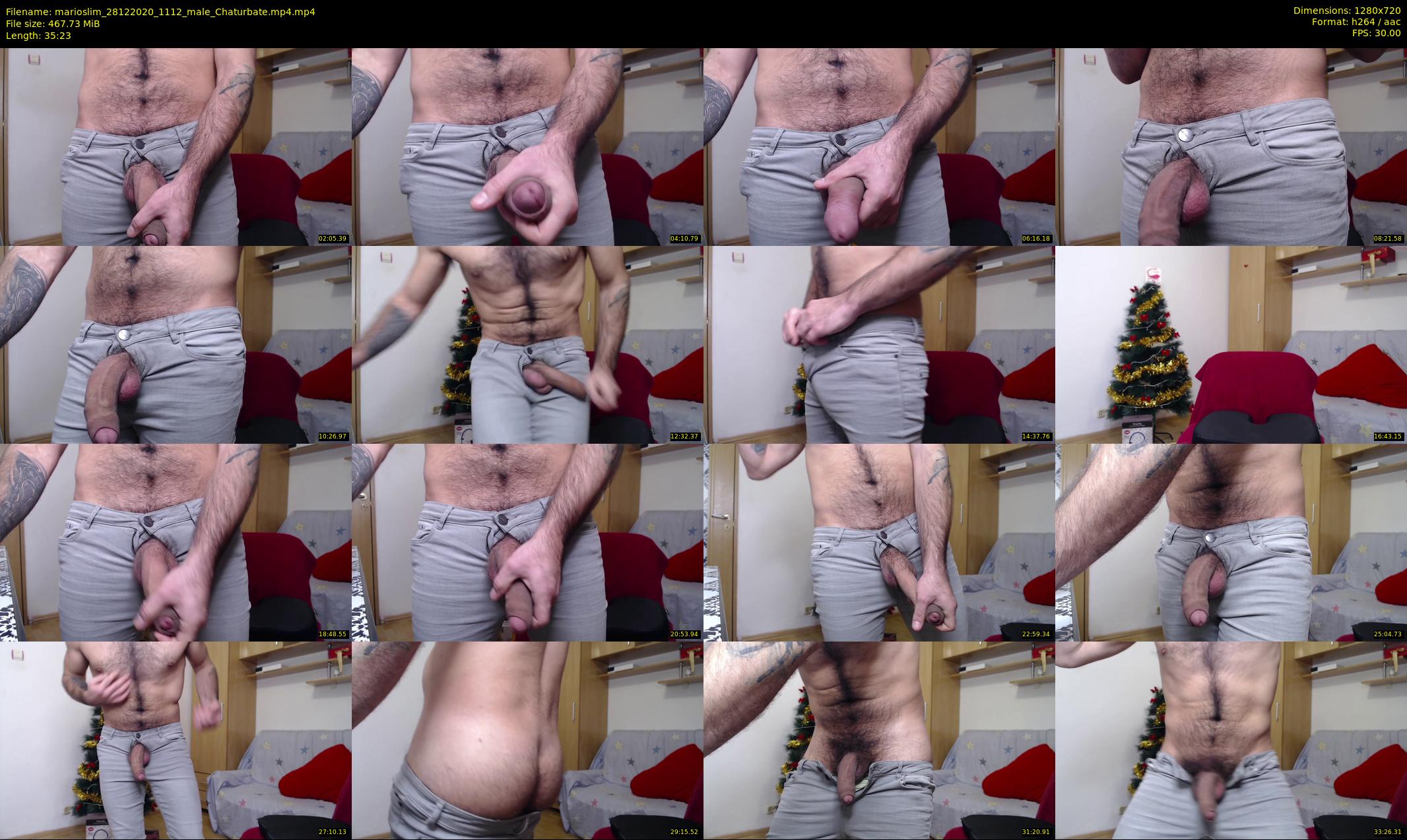 marioslim — 36 minute Chaturbate male cam show recording, 720p, Dec 28, 2020