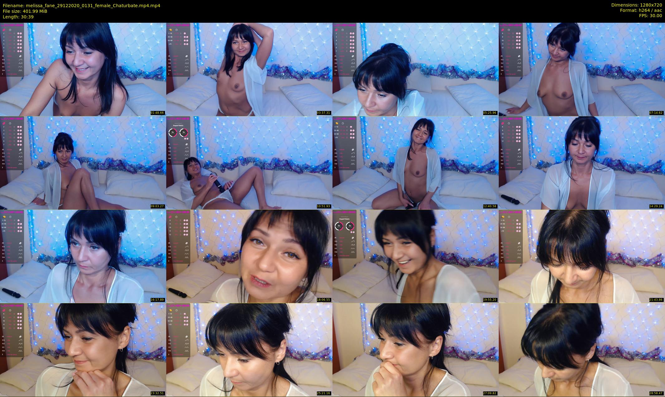 melissa_fane — 31 minute Chaturbate female cam show recording, 720p, Dec 29, 2020