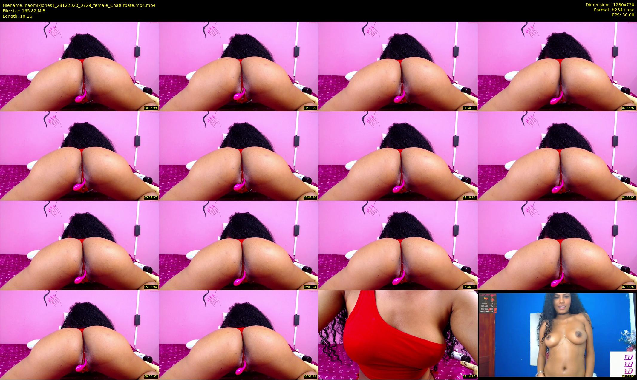 naomixjones1 — 11 minute Chaturbate female cam show recording, 720p, Dec 28, 2020